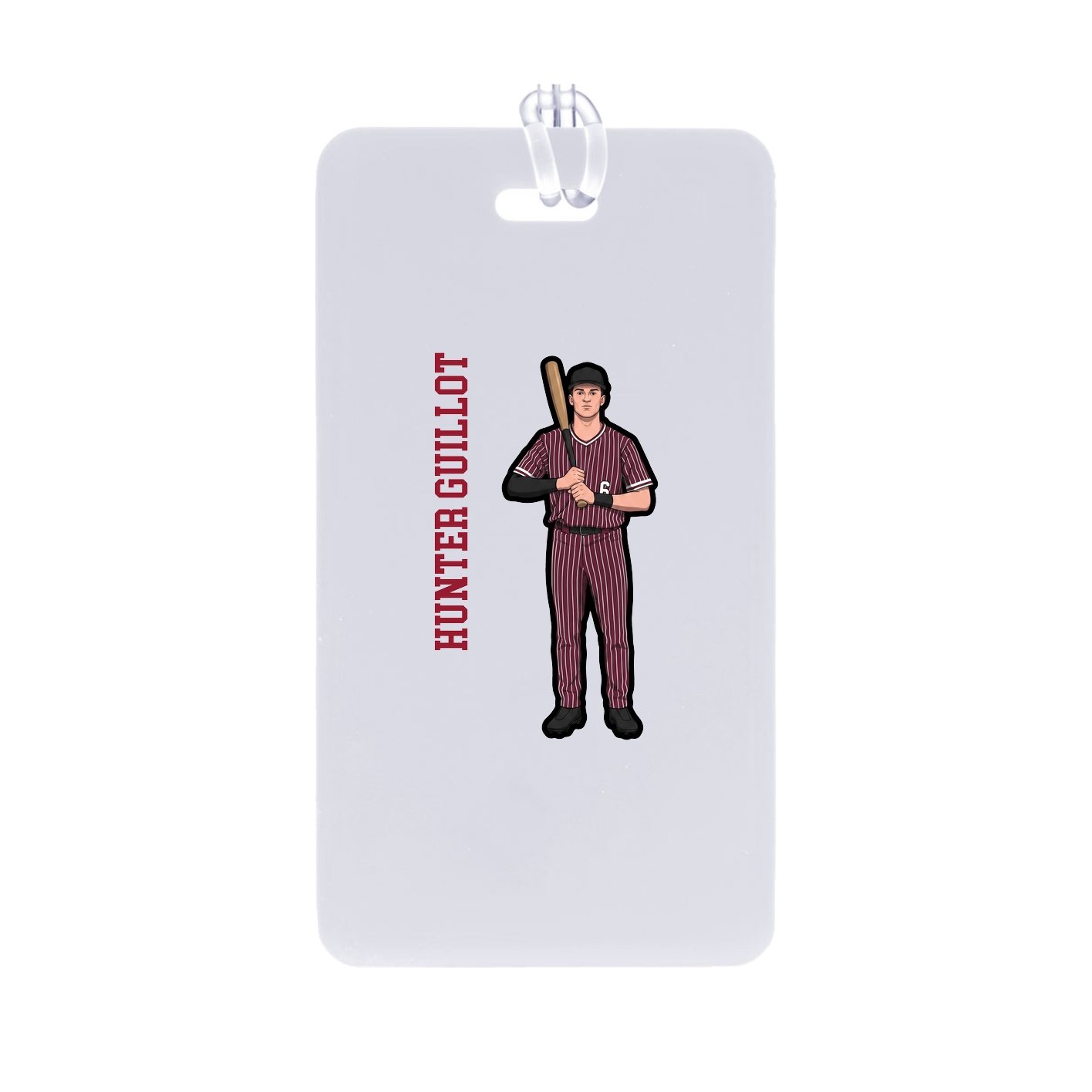 Bag Tag — Name Vertical in Classic