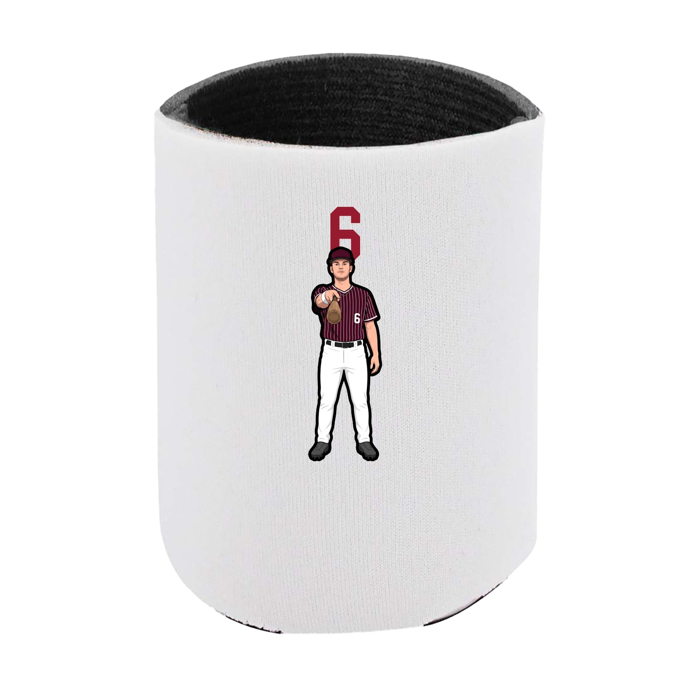 Can Holder — Number Top in White