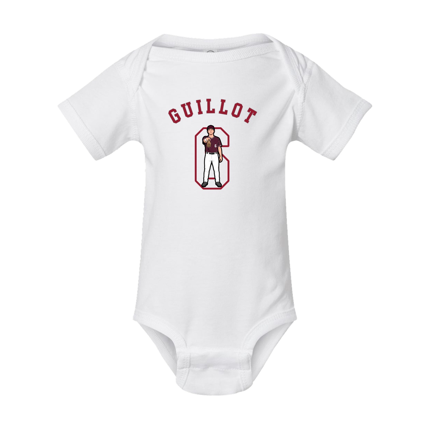 Baby Onesie — Shirsey Arch in White