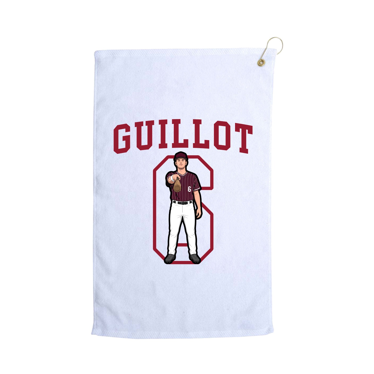 Golf Towel — Shirsey in White