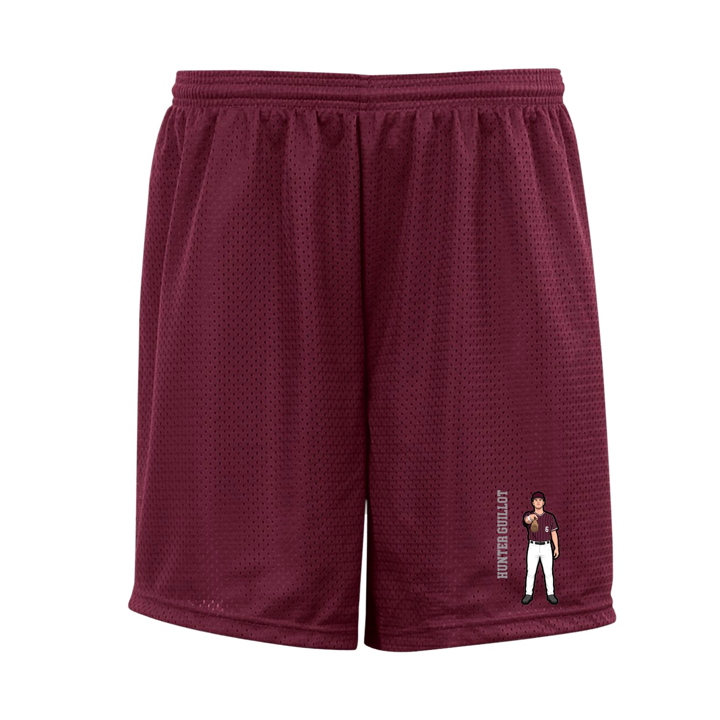 Shorts — Name Vertical in Cardinal