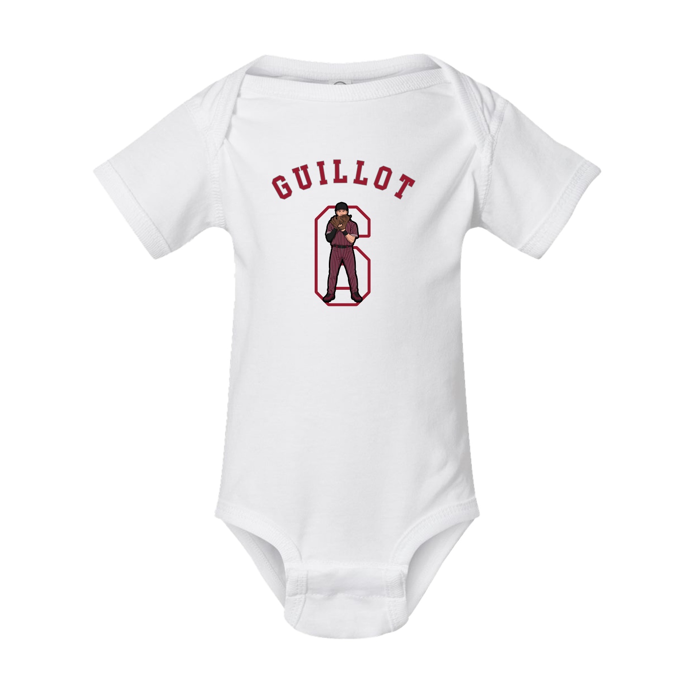 Baby Onesie — Shirsey Arch in White