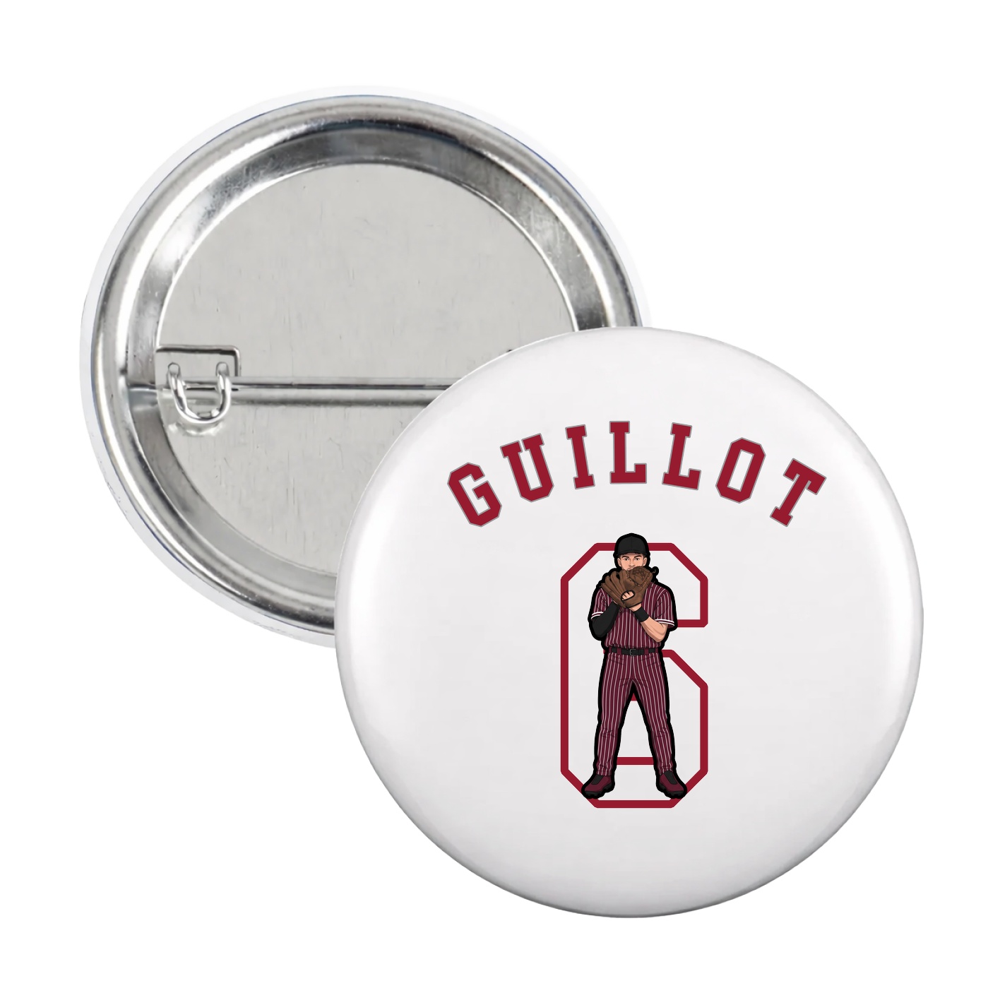Game Day Button — Shirsey Arch in White