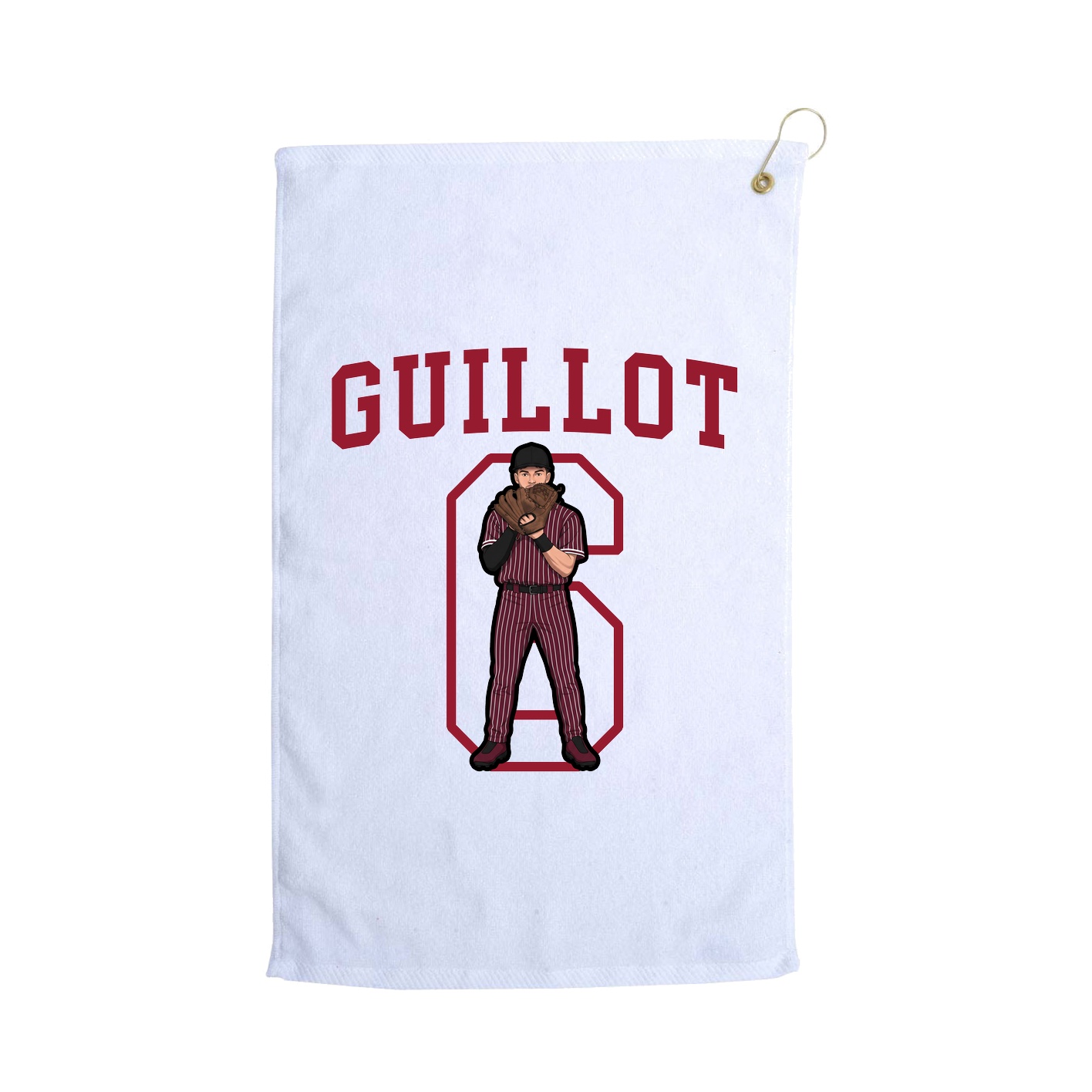 Golf Towel — Shirsey in White