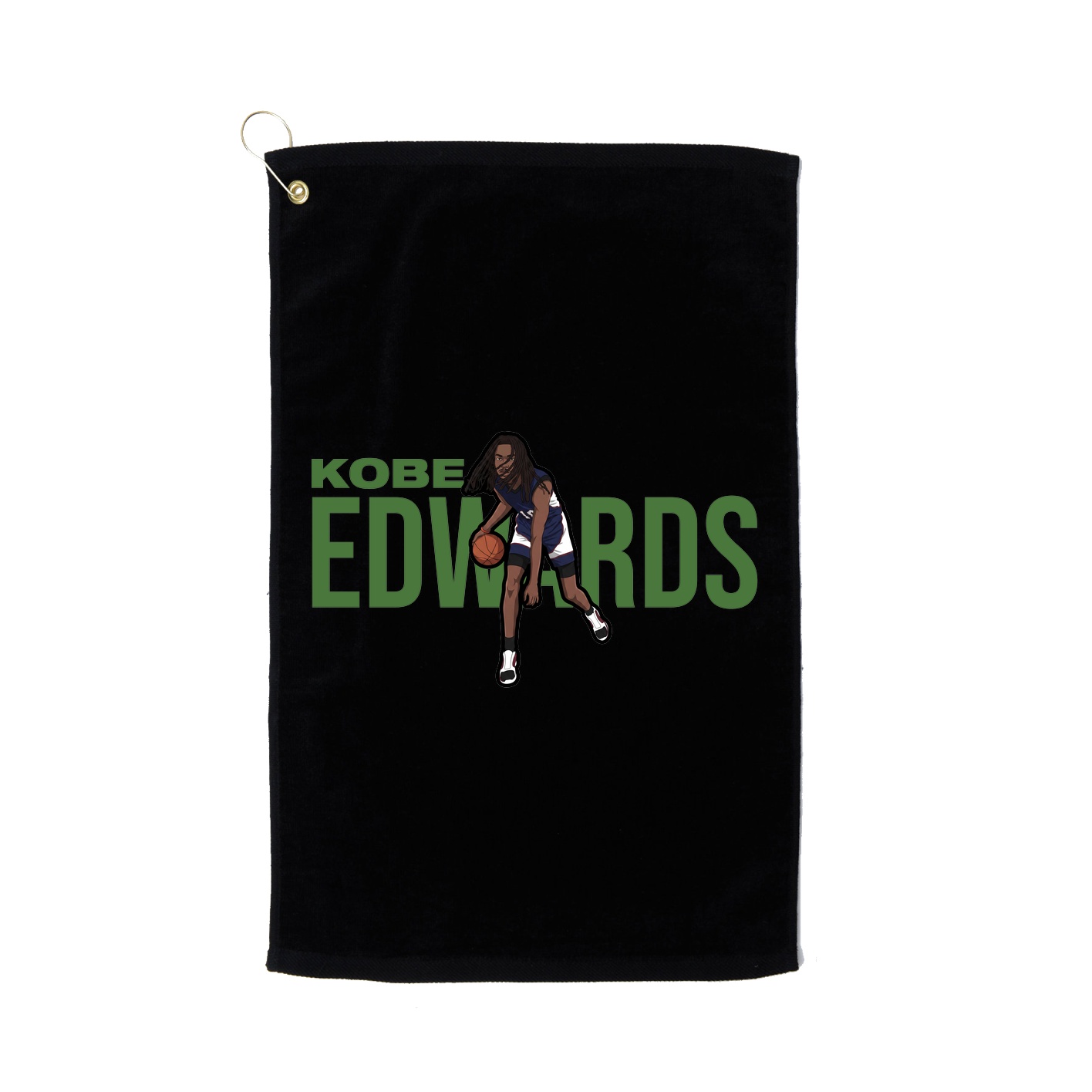 Golf Towel — Player Name in Black