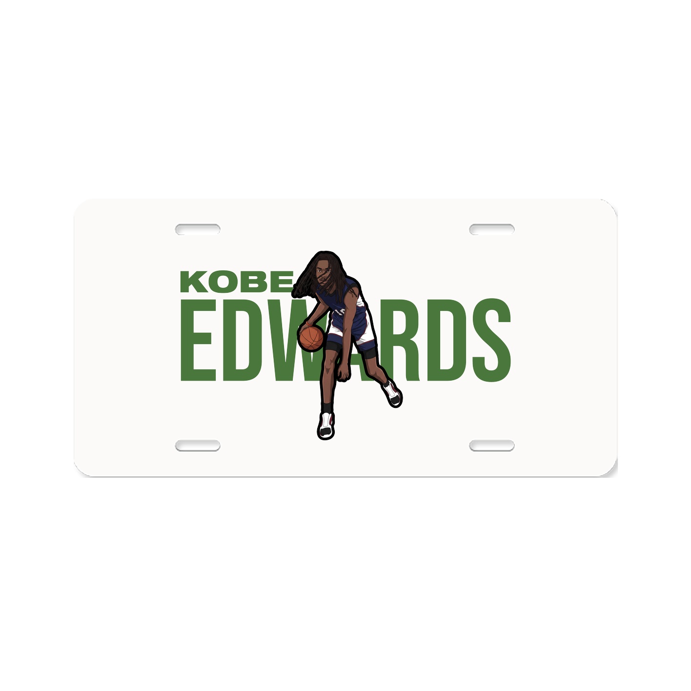 License Plate — Player Name in Classic