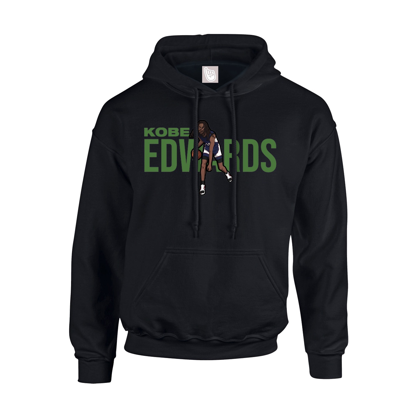 Youth Hoodie — Player Name in Black