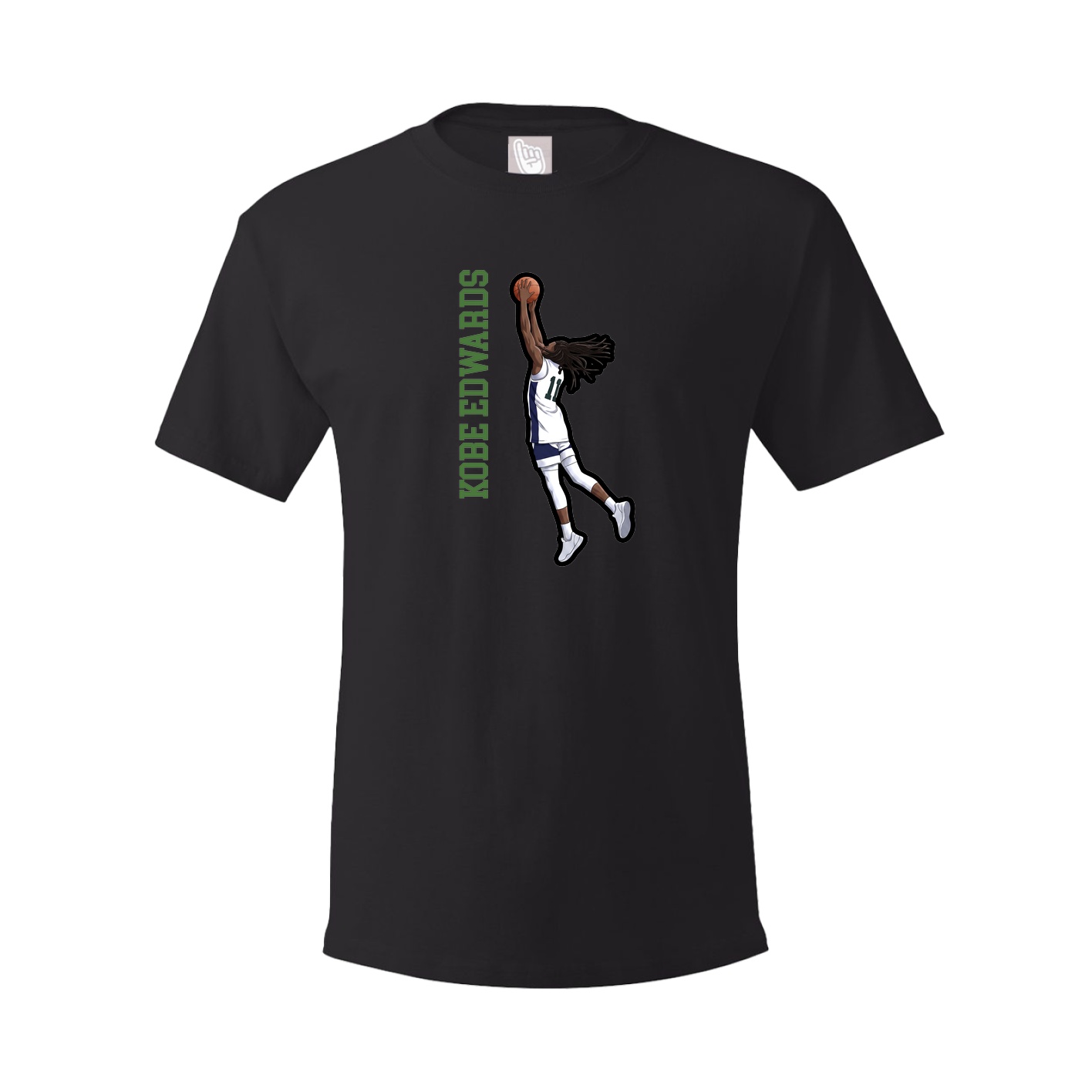 Tee — Name Vertical in Black