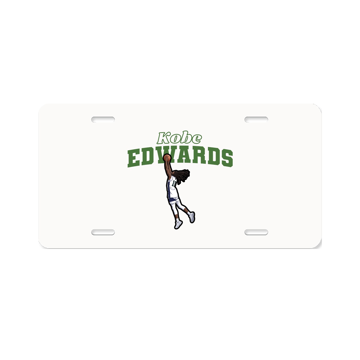 License Plate — Name Arch in Classic