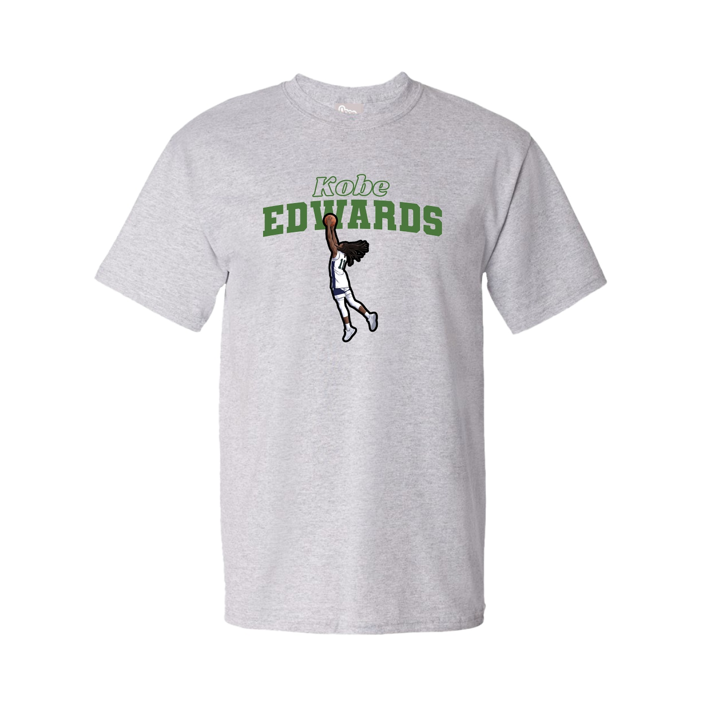 Youth Tee — Name Arch in Grey