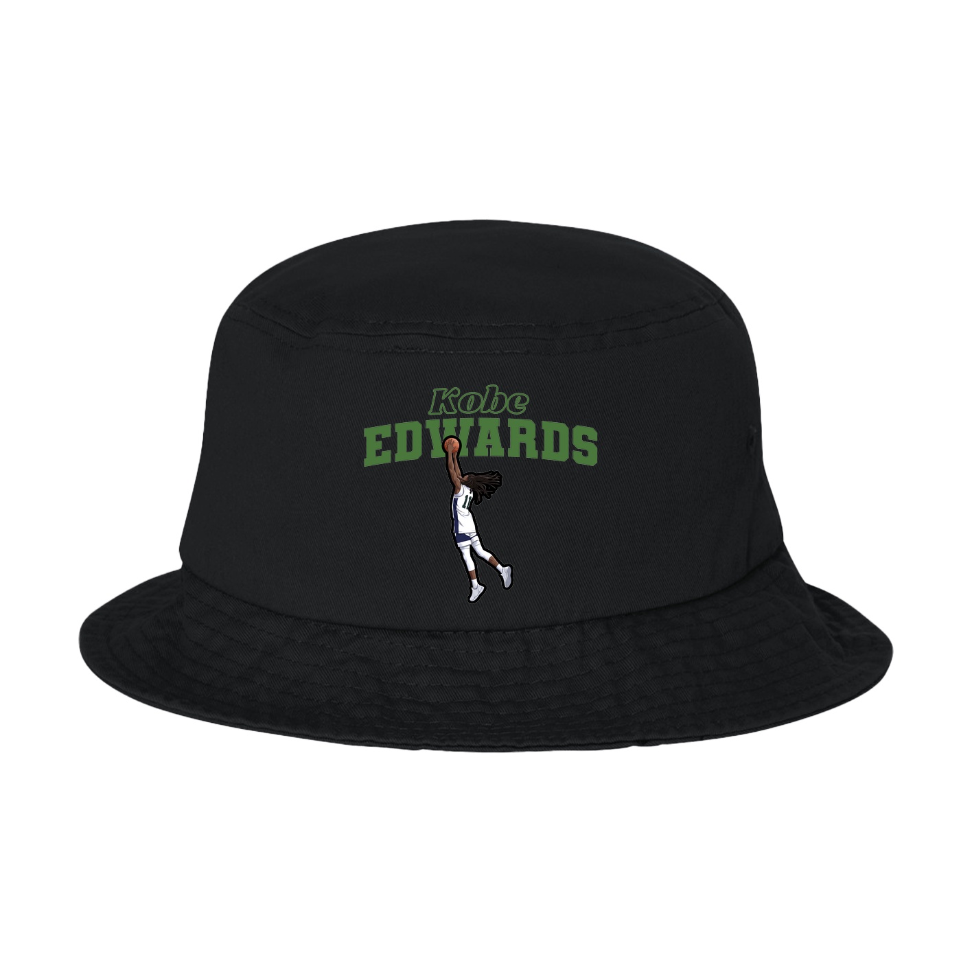 Bucket Cap — Name Arch in Black