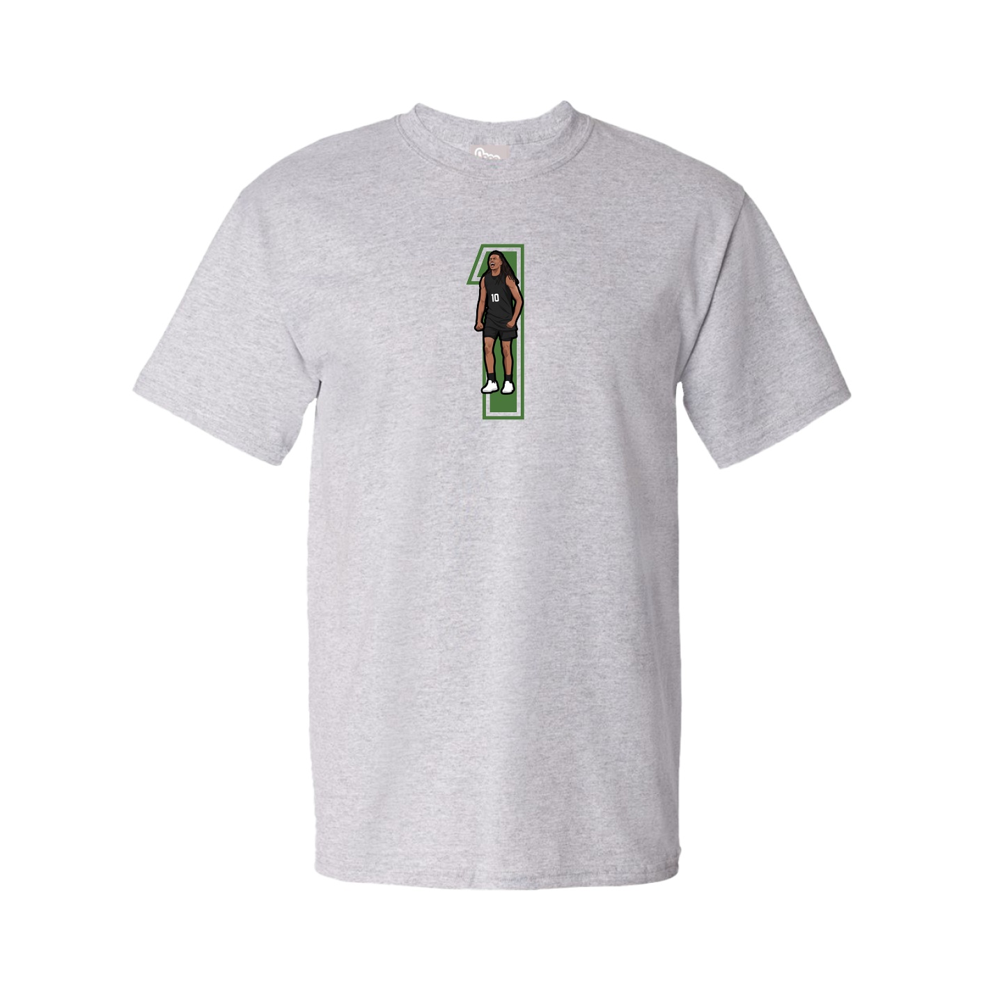 Youth Tee — Number in Grey