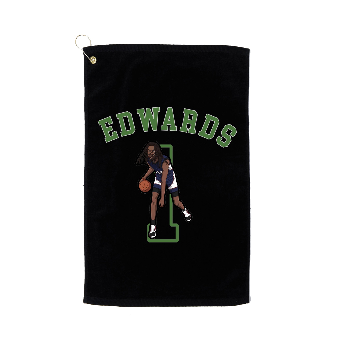Golf Towel — Shirsey Arch in Black