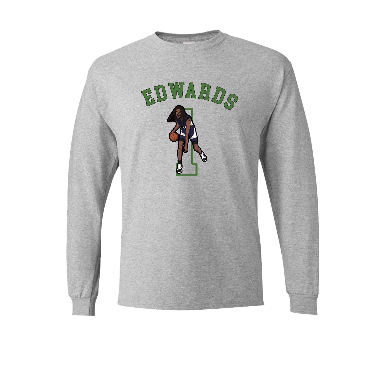 Long Sleeve Tee — Shirsey Arch in Grey