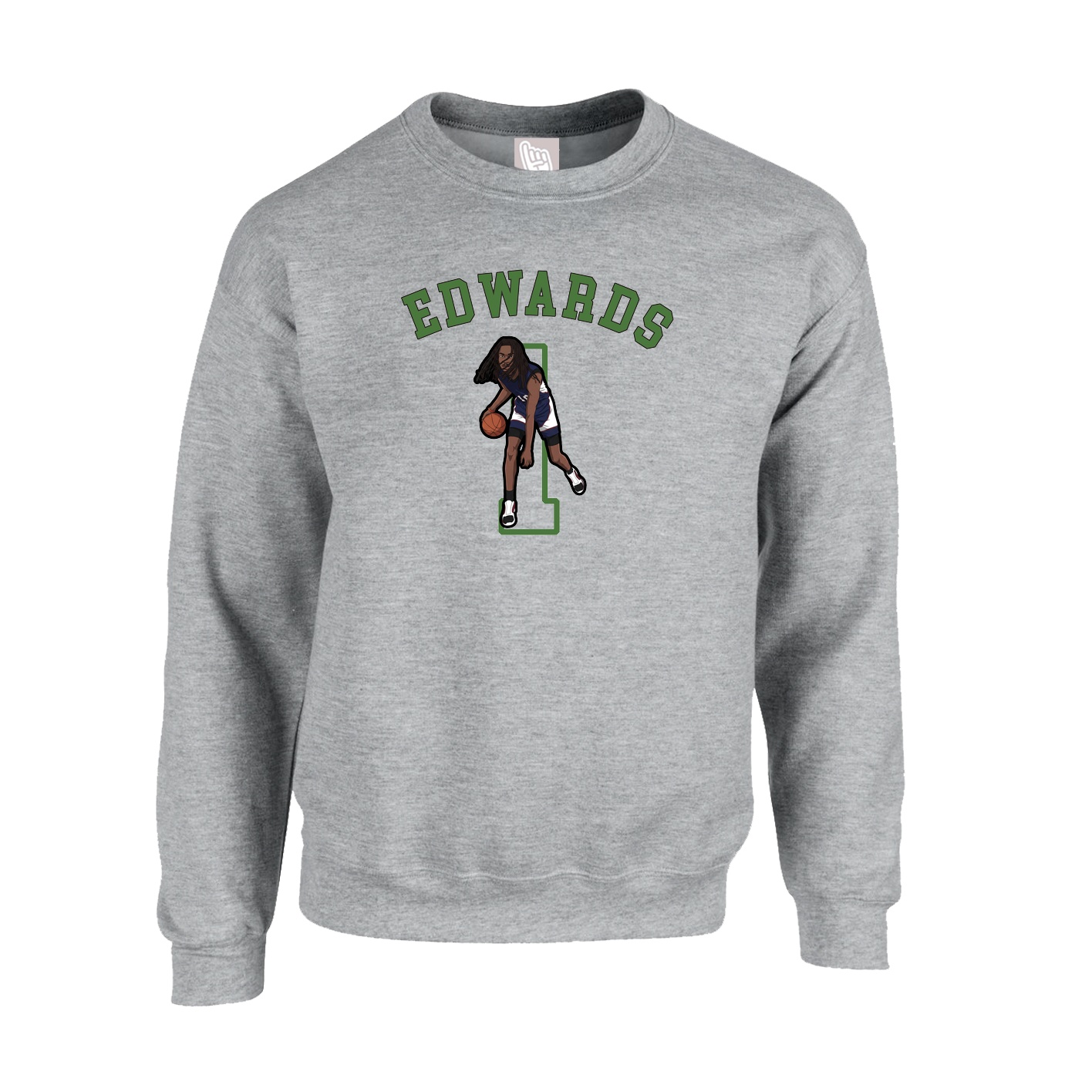 Fleece Crew — Shirsey Arch in Grey