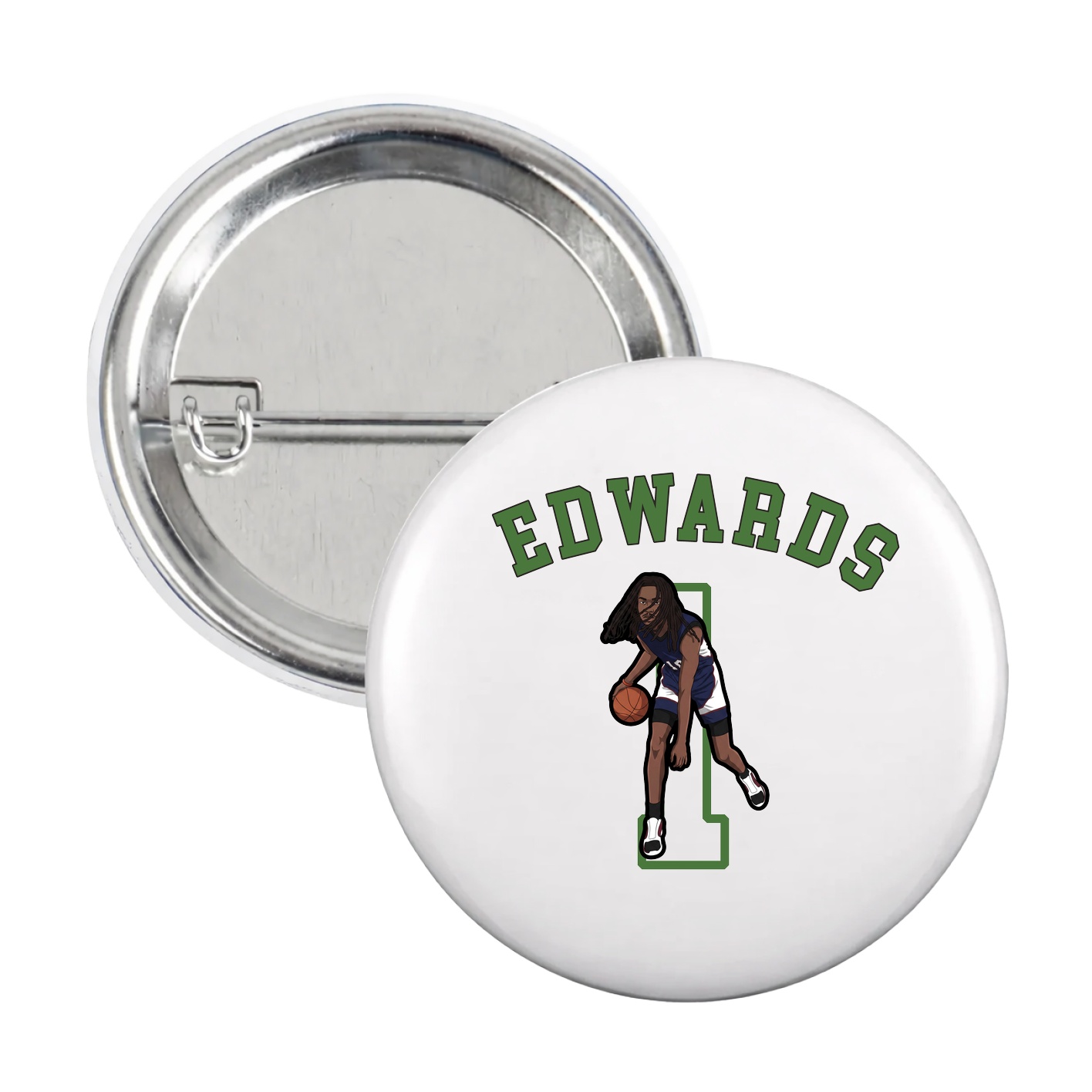 Game Day Button — Shirsey Arch in White