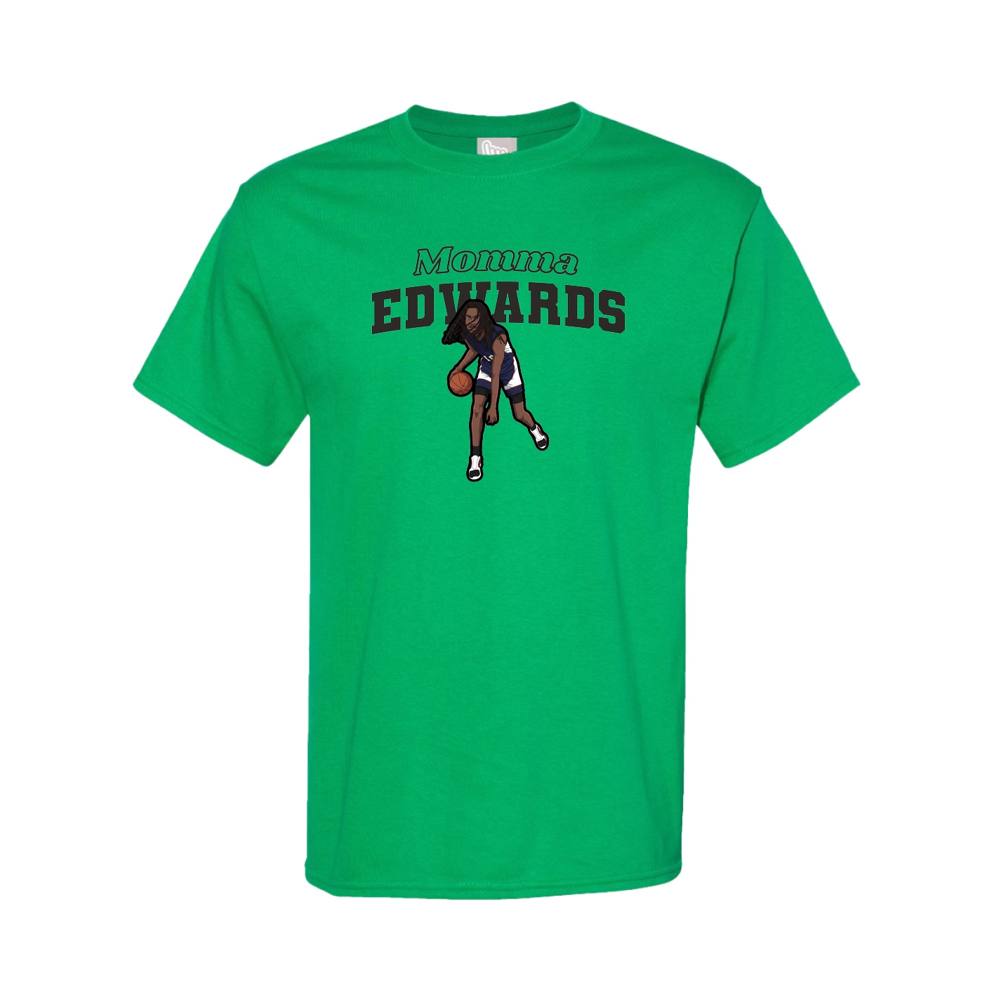 Youth Tee — Mothers Day Block in Green