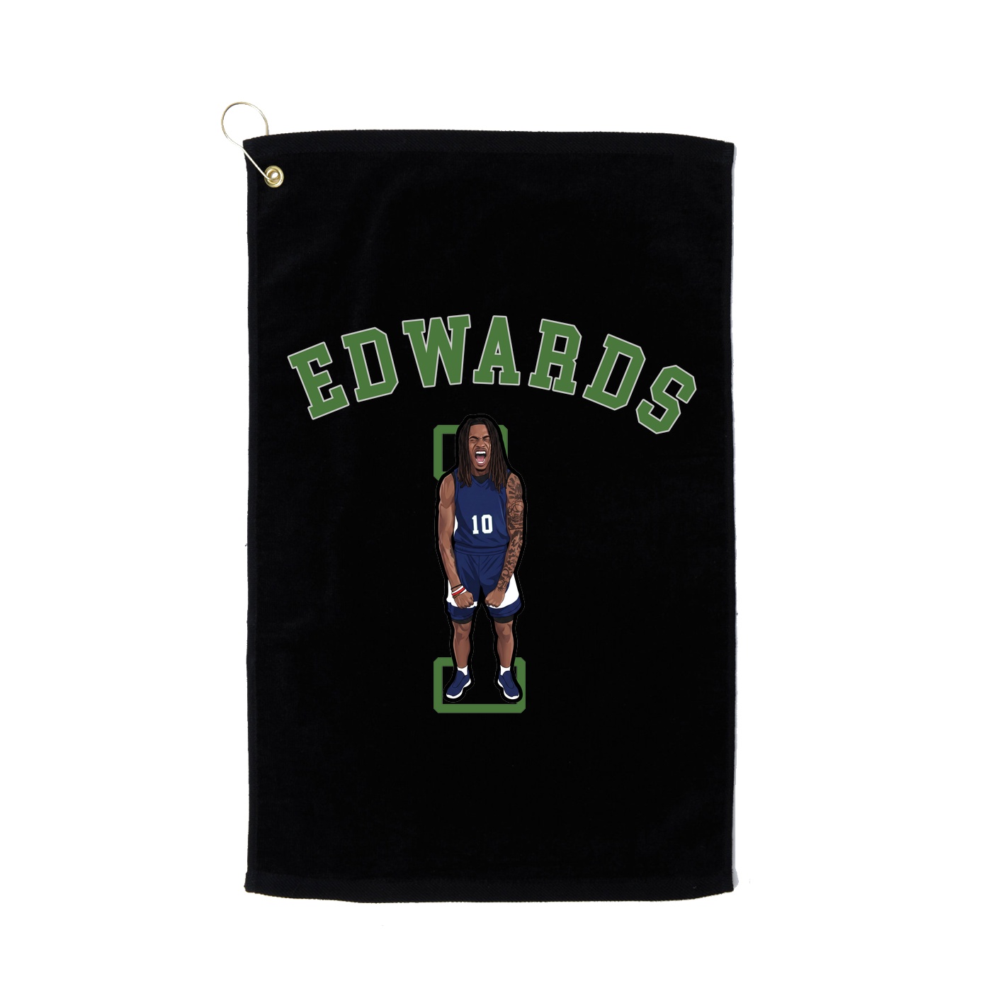 Golf Towel — Shirsey Arch in Black