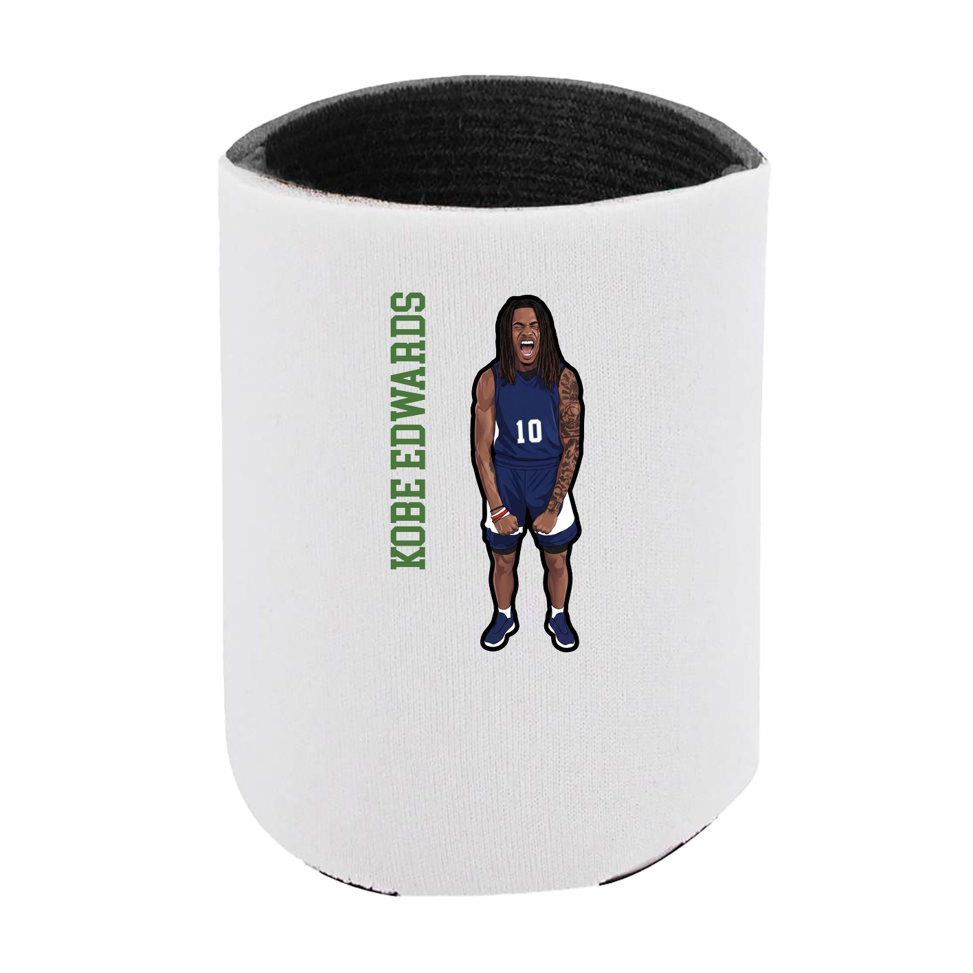 Can Holder — Name Vertical in White