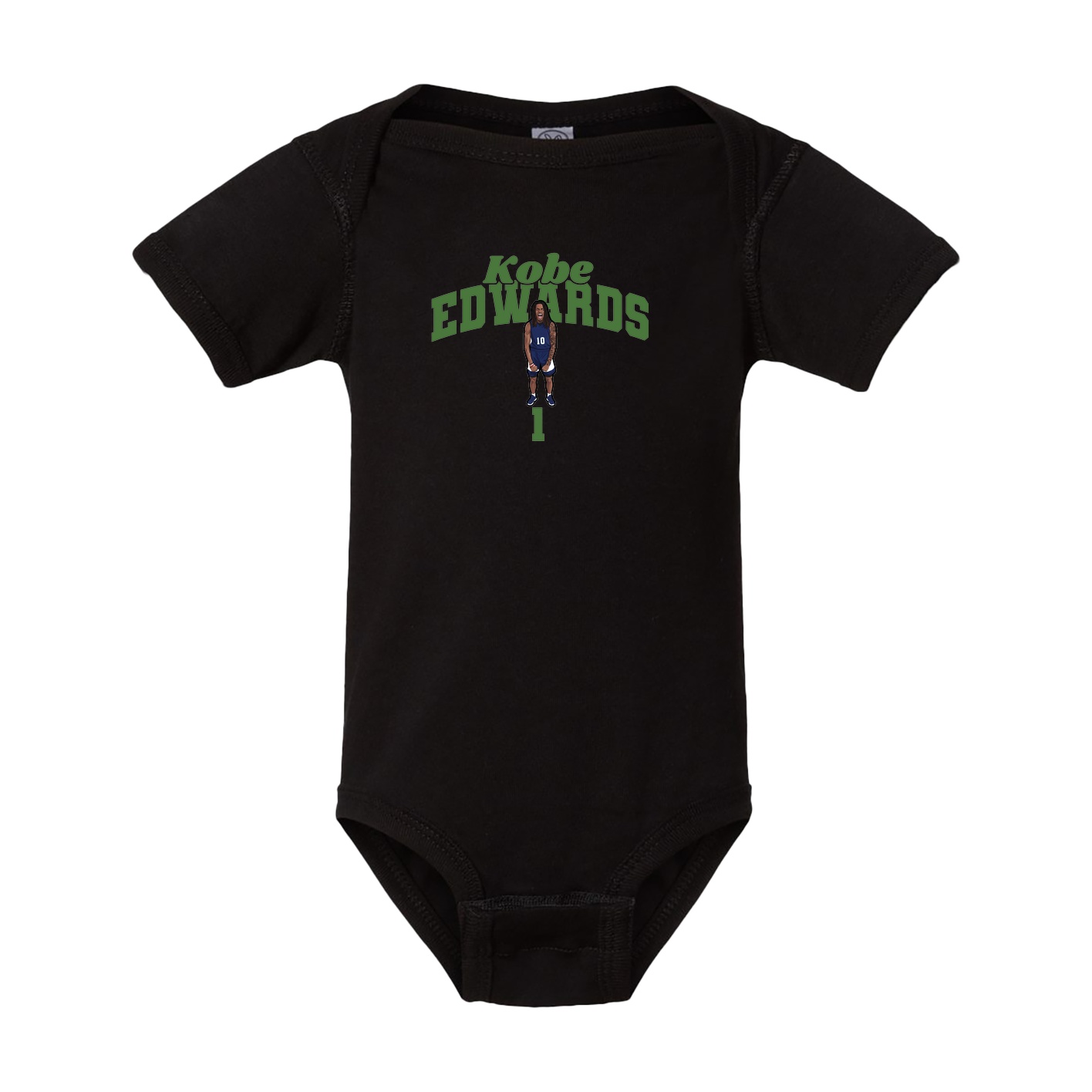 Baby Onesie — Signature Arch in Black