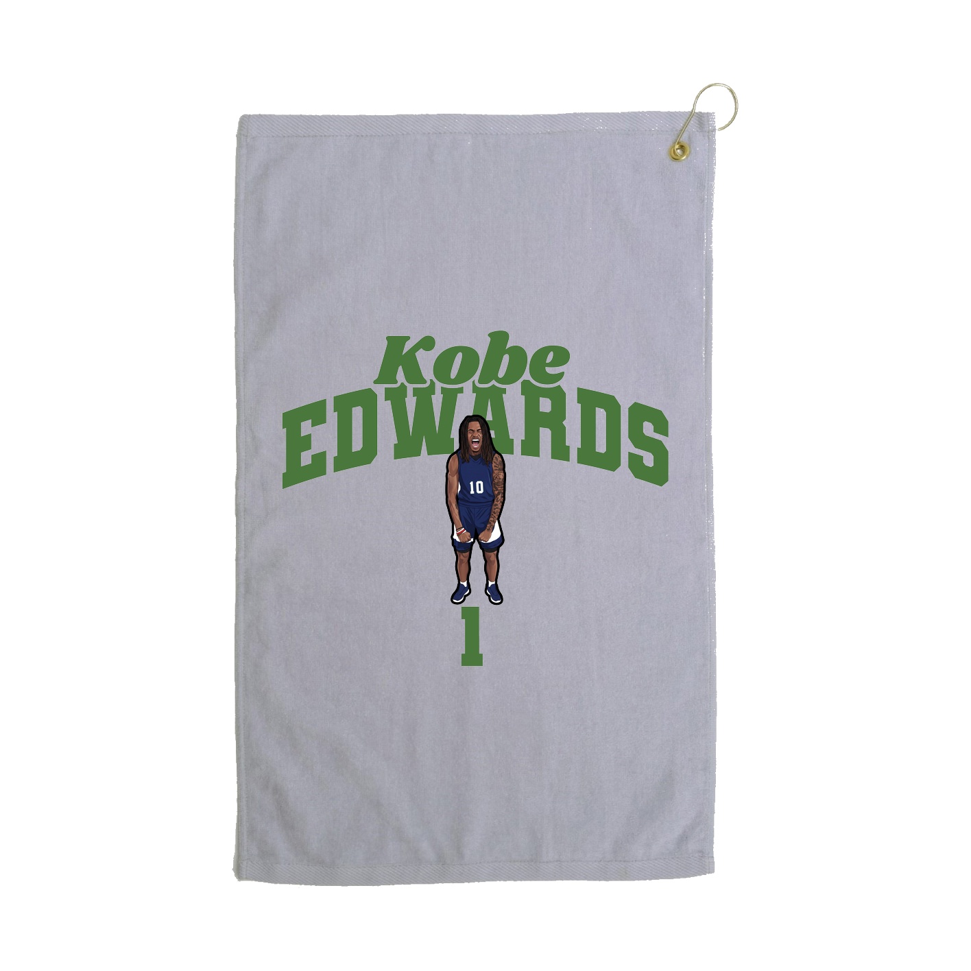 Golf Towel — Signature Arch in Grey