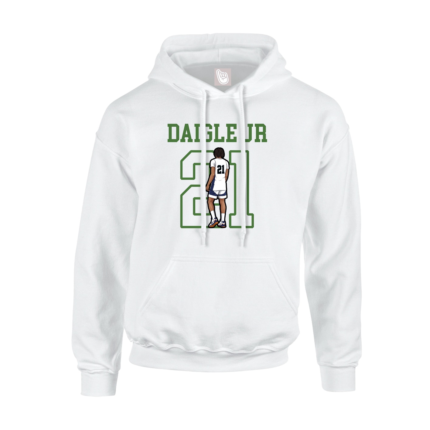 Youth Hoodie — Shirsey in White