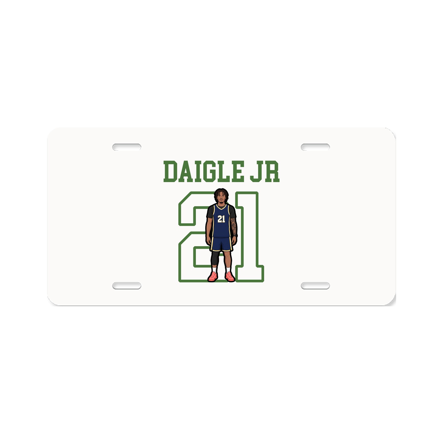 License Plate — Shirsey in Classic