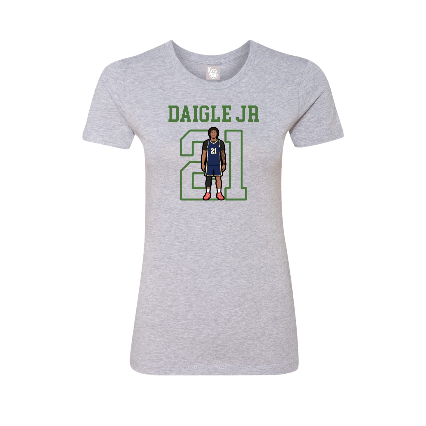 Fitted Women's Tee — Shirsey in Grey