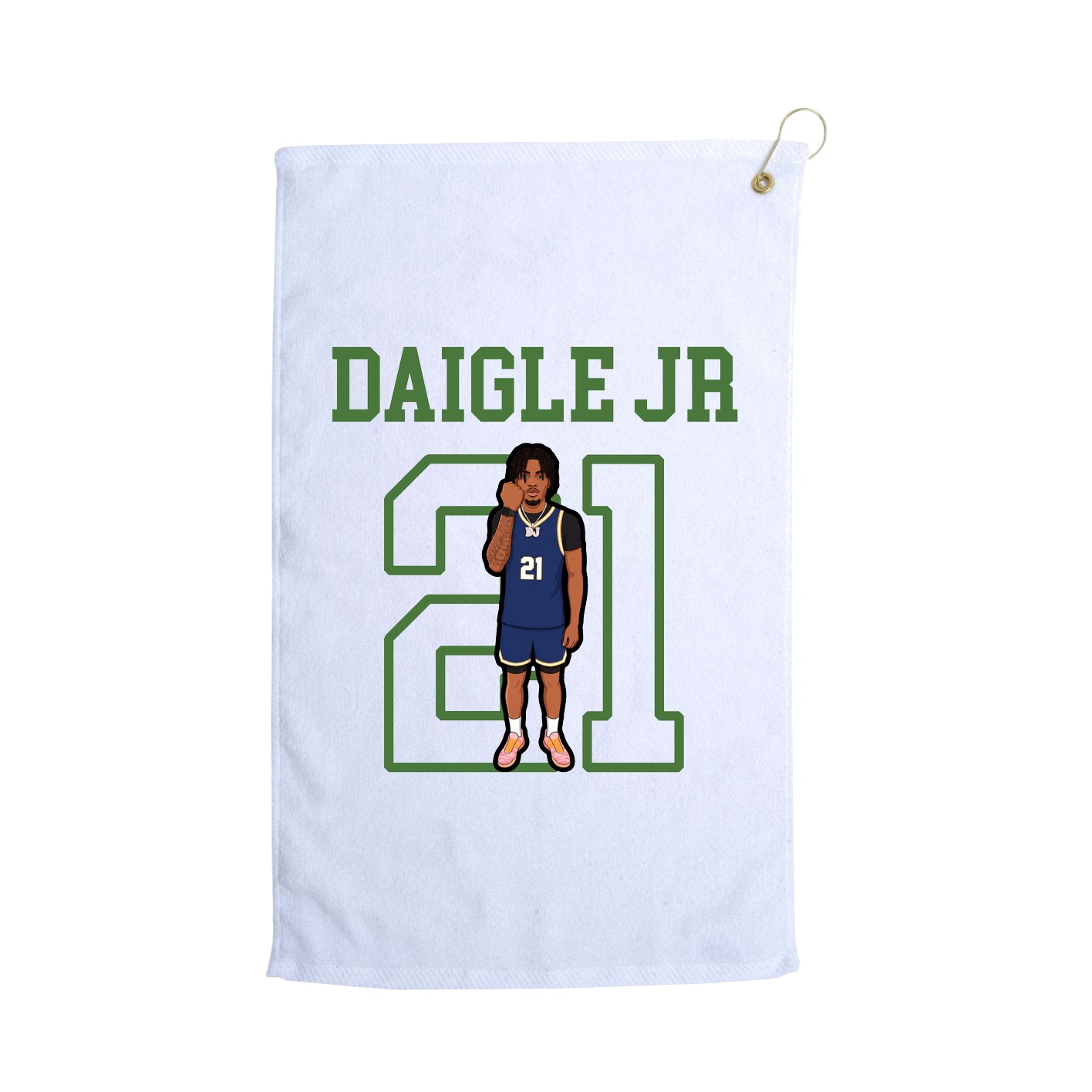 Golf Towel — Shirsey in White