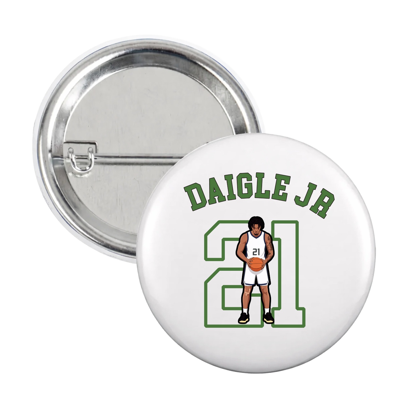 Game Day Button — Shirsey Arch in White