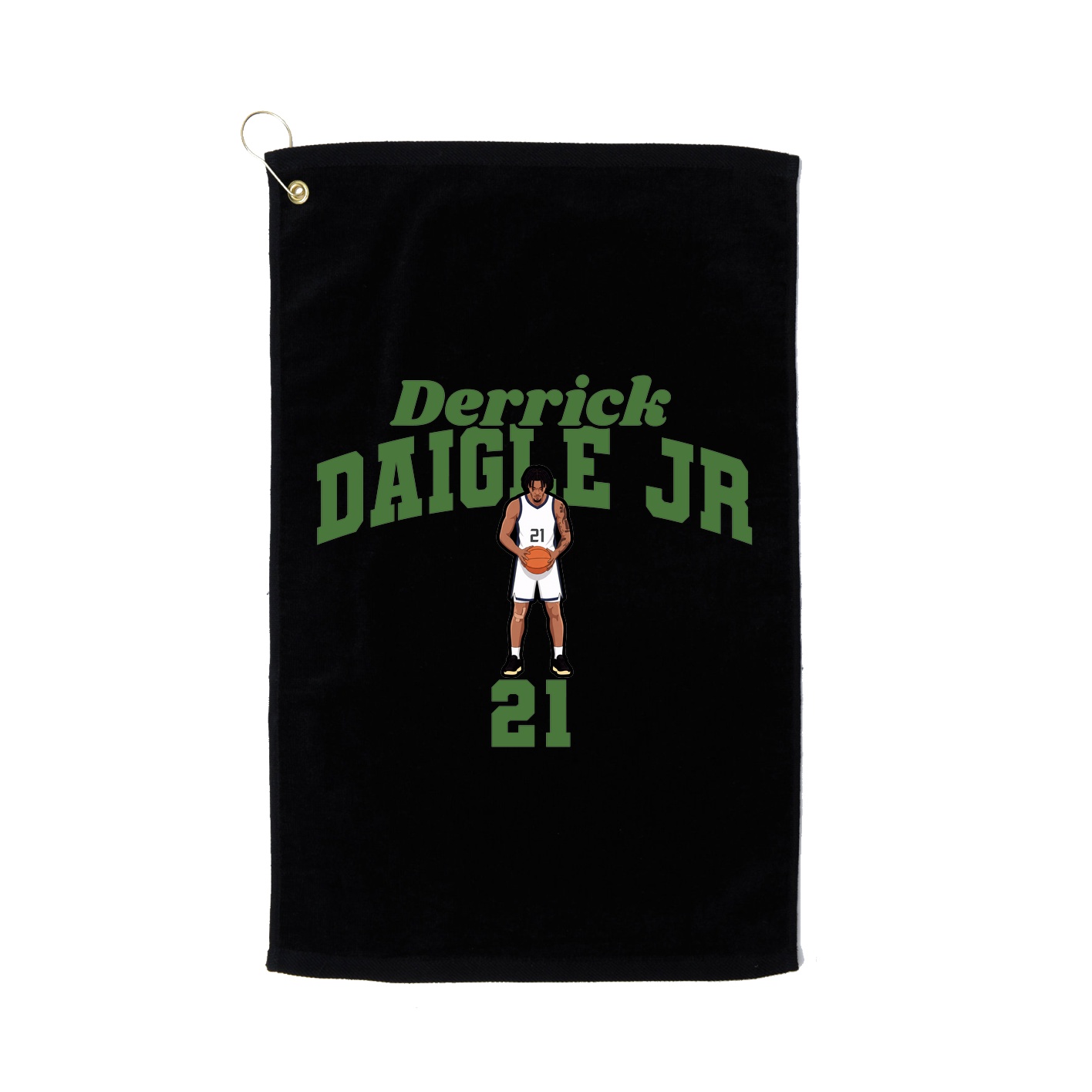 Golf Towel — Signature Arch in Black