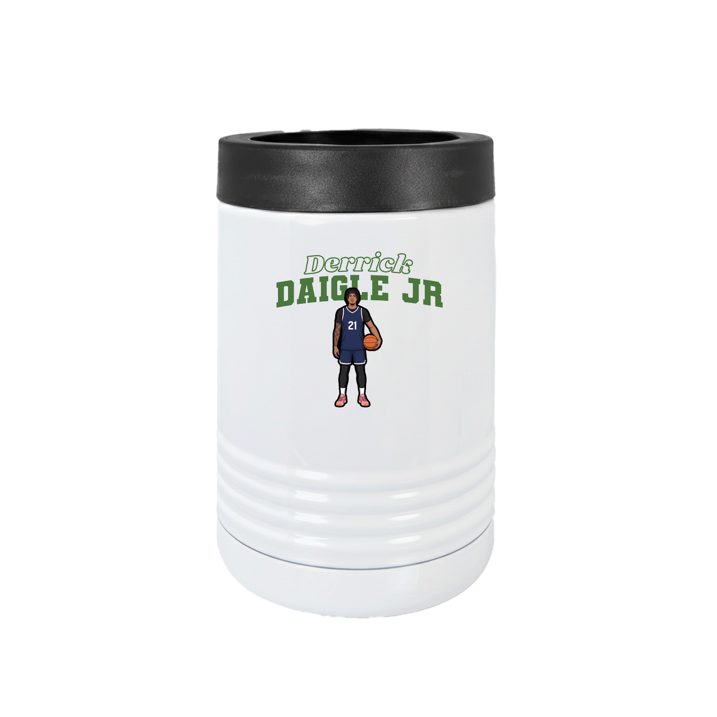 Beverage Holder — Name Arch in White