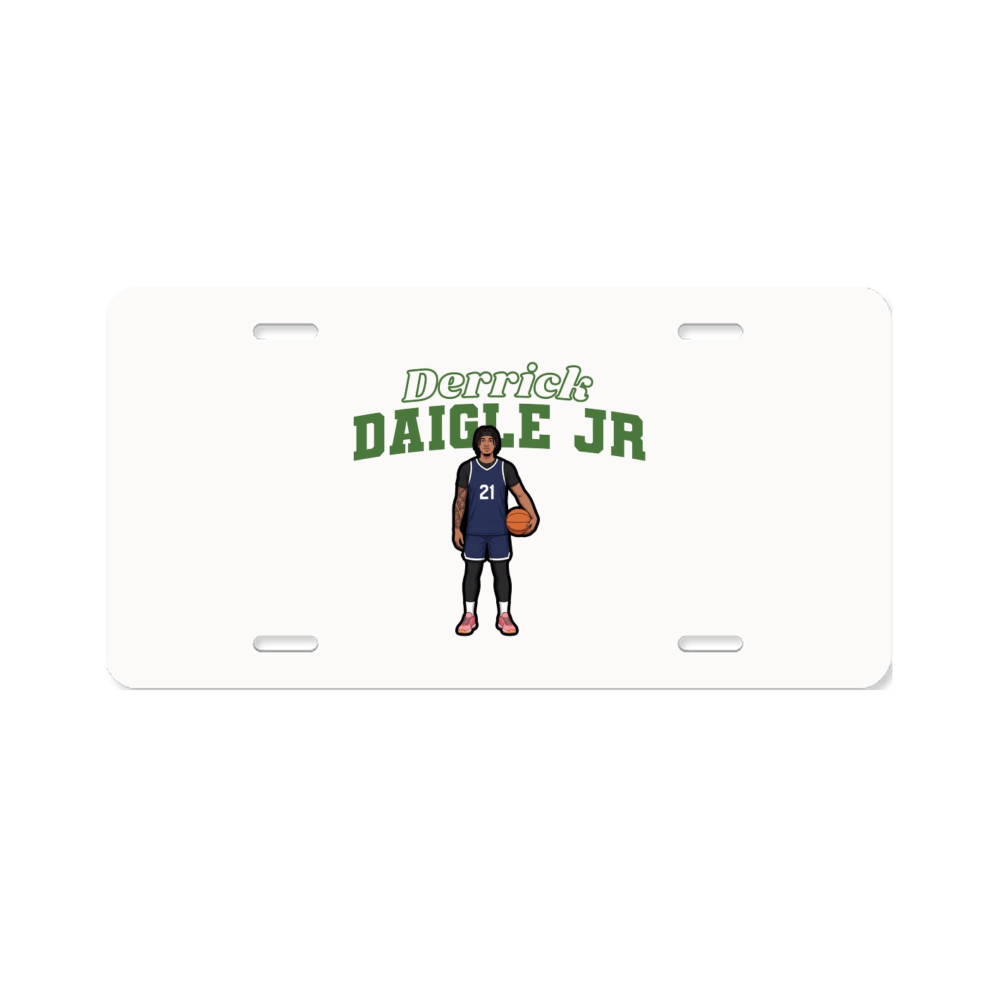 License Plate — Name Arch in Classic