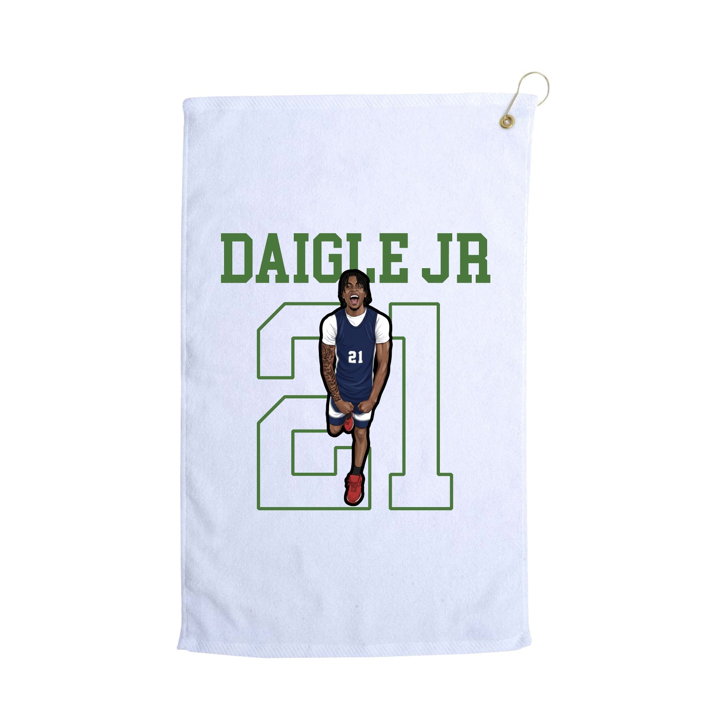 Golf Towel — Shirsey in White