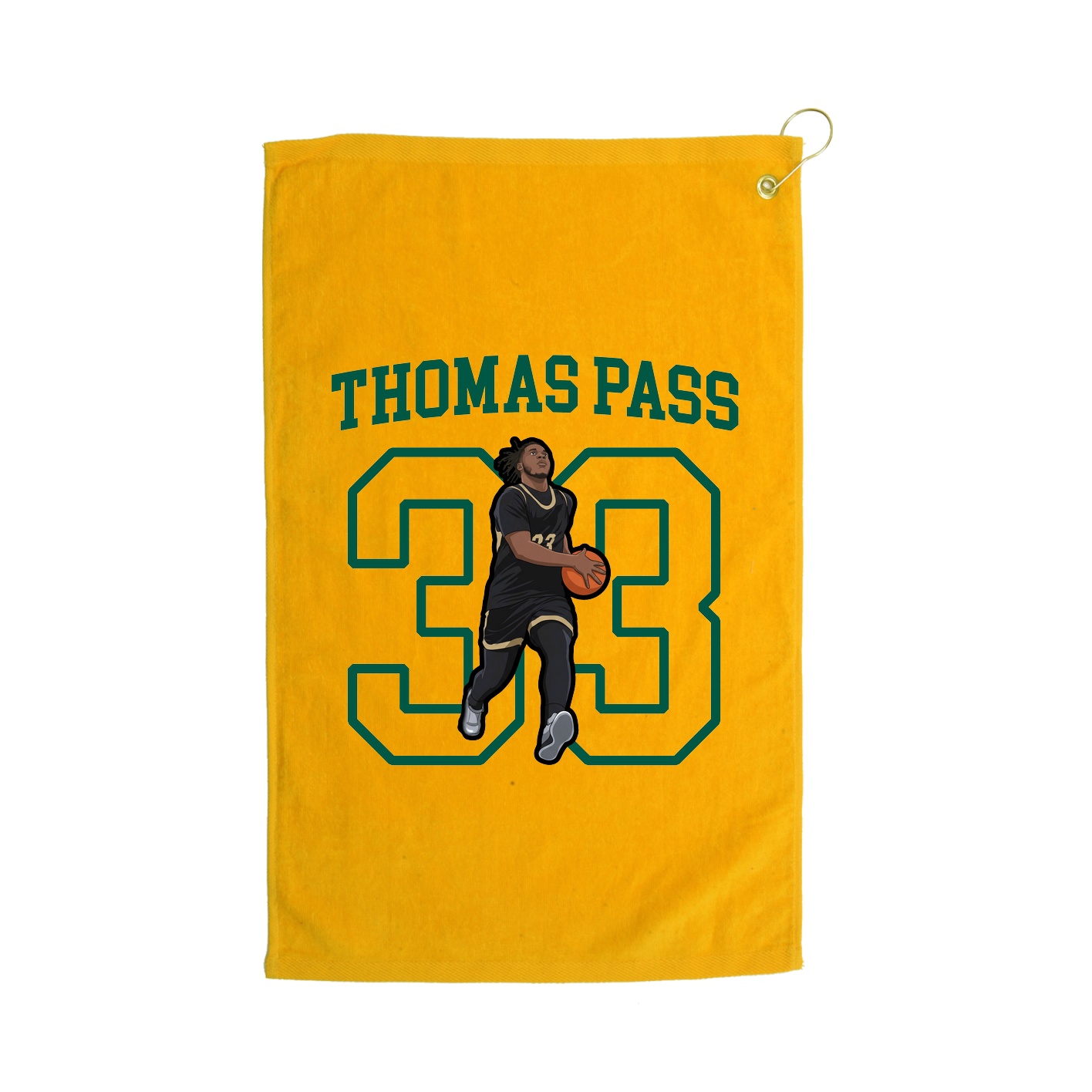 Golf Towel — Shirsey in Gold