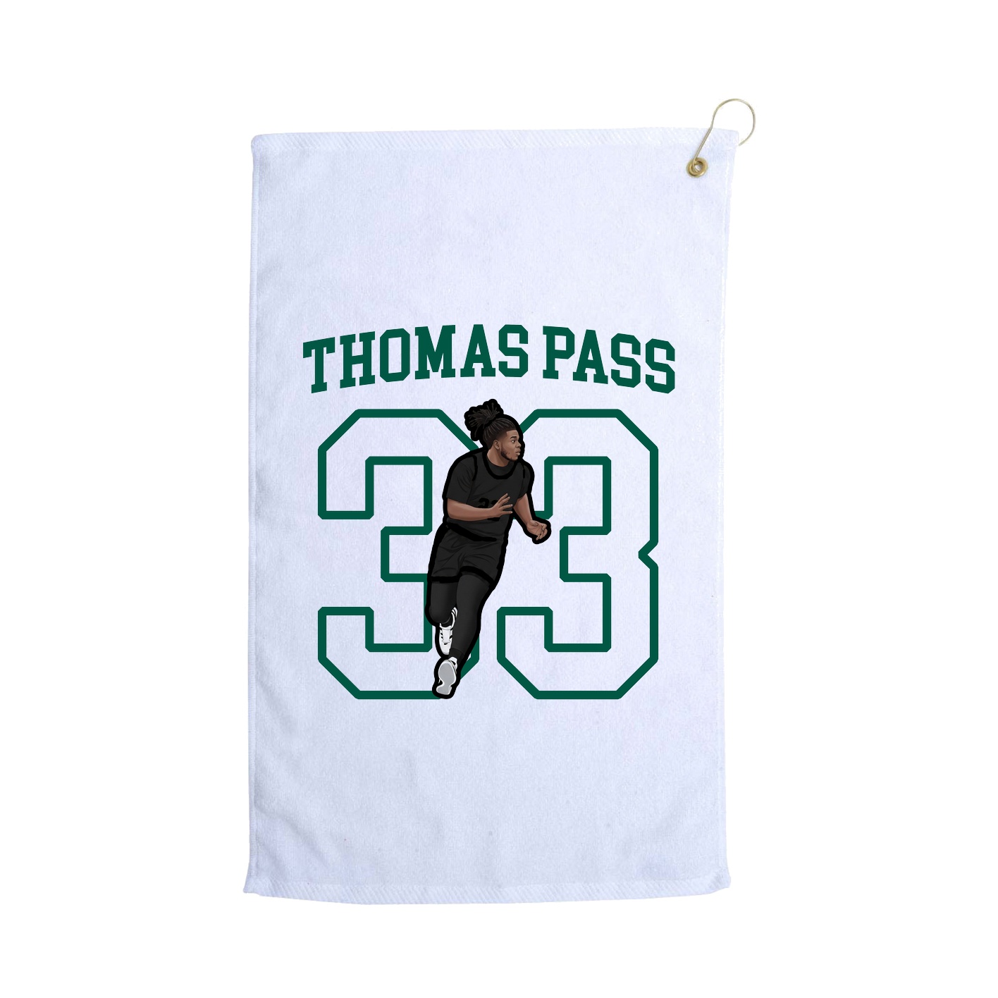 Golf Towel — Shirsey in White