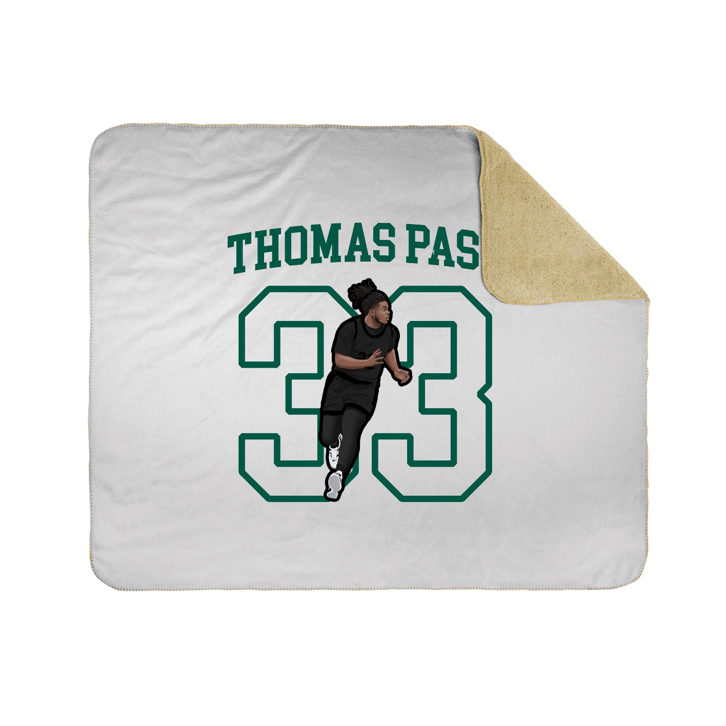 Throw Blanket — Shirsey in White