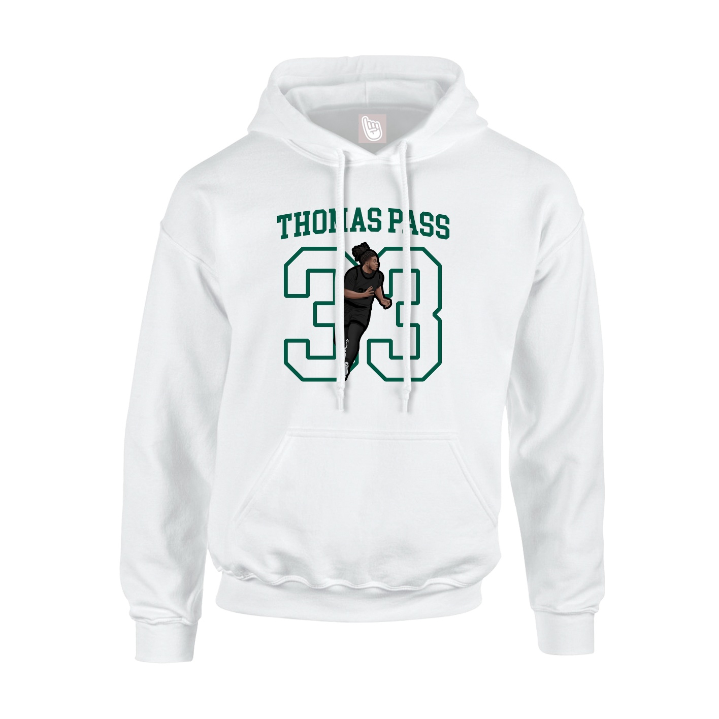 Hoodie — Shirsey in White