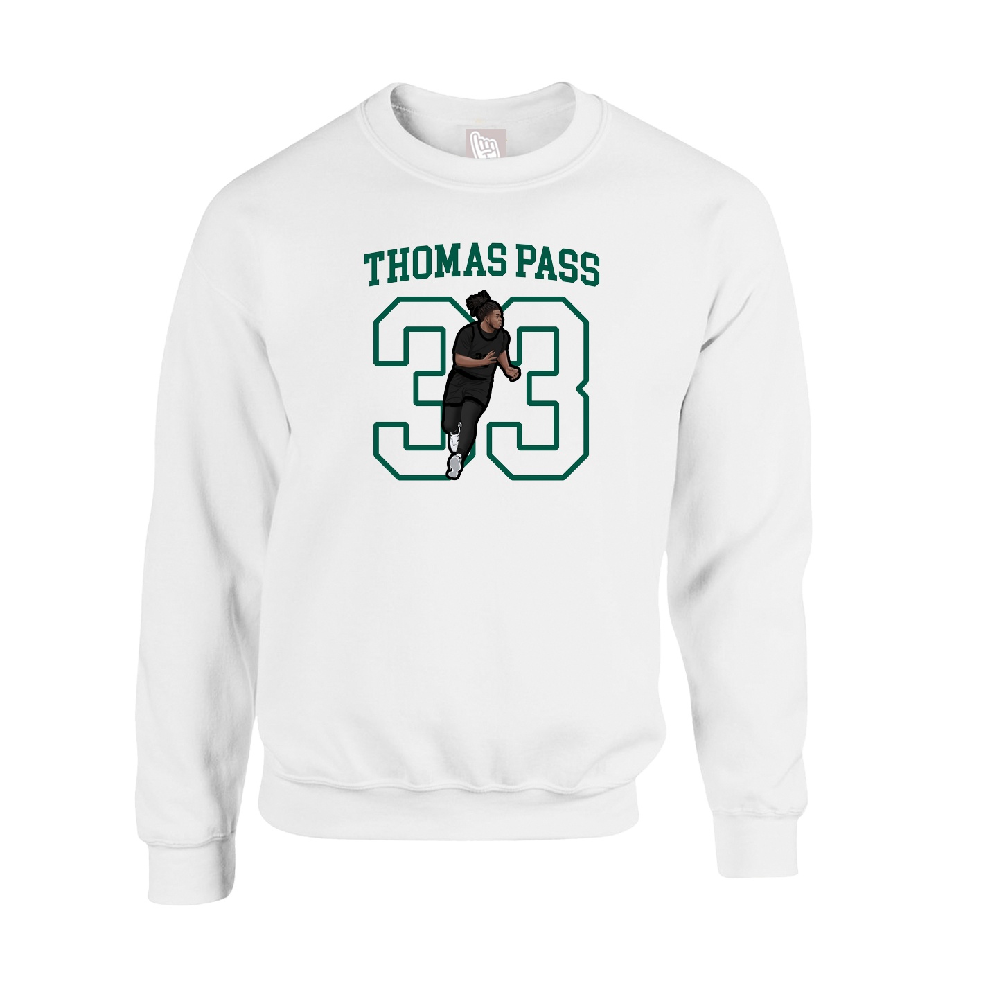 Fleece Crew — Shirsey in White