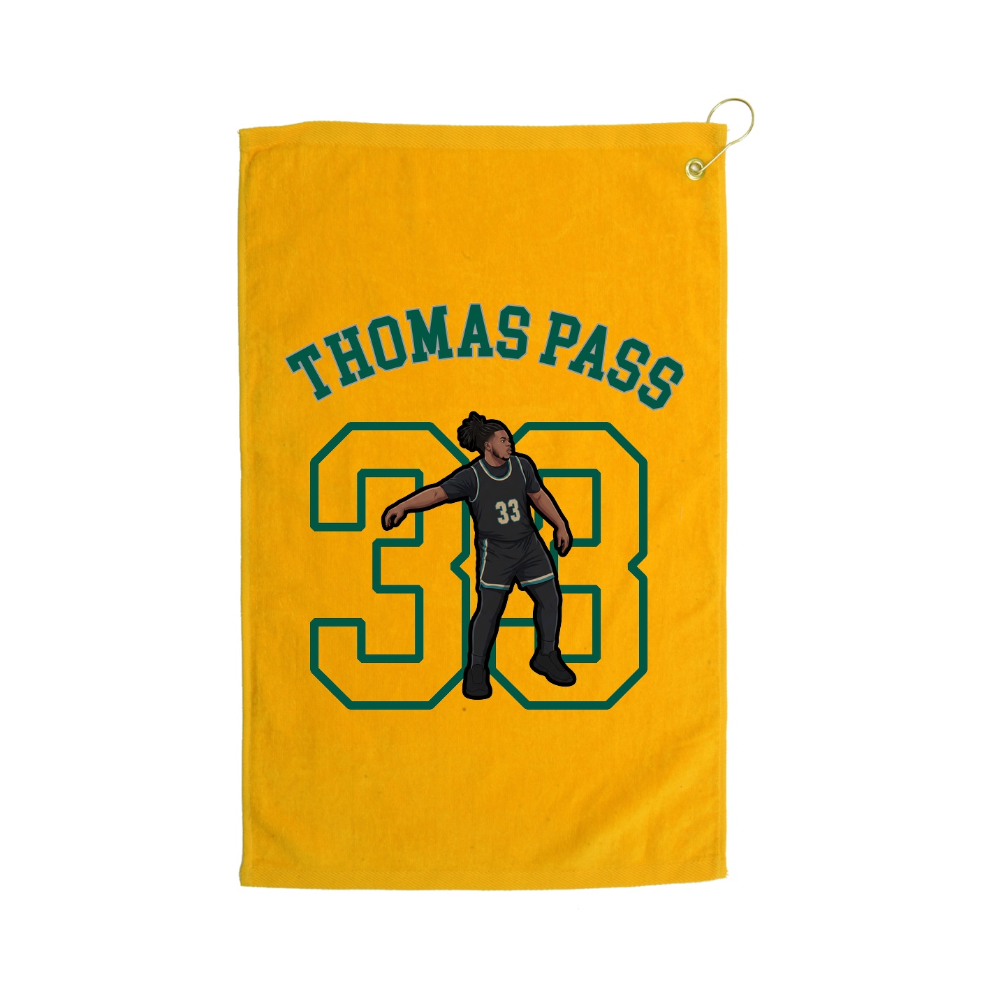 Golf Towel — Shirsey Arch in Gold
