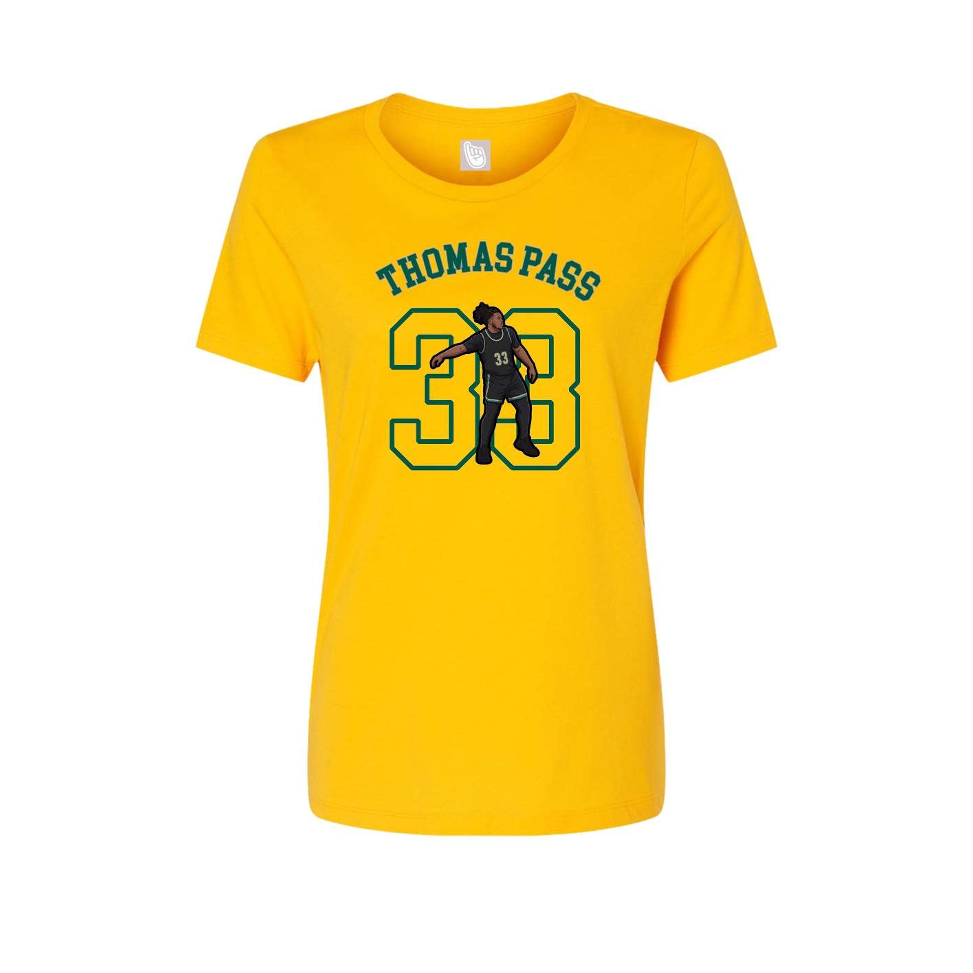 Womens Tee — Shirsey Arch in Gold