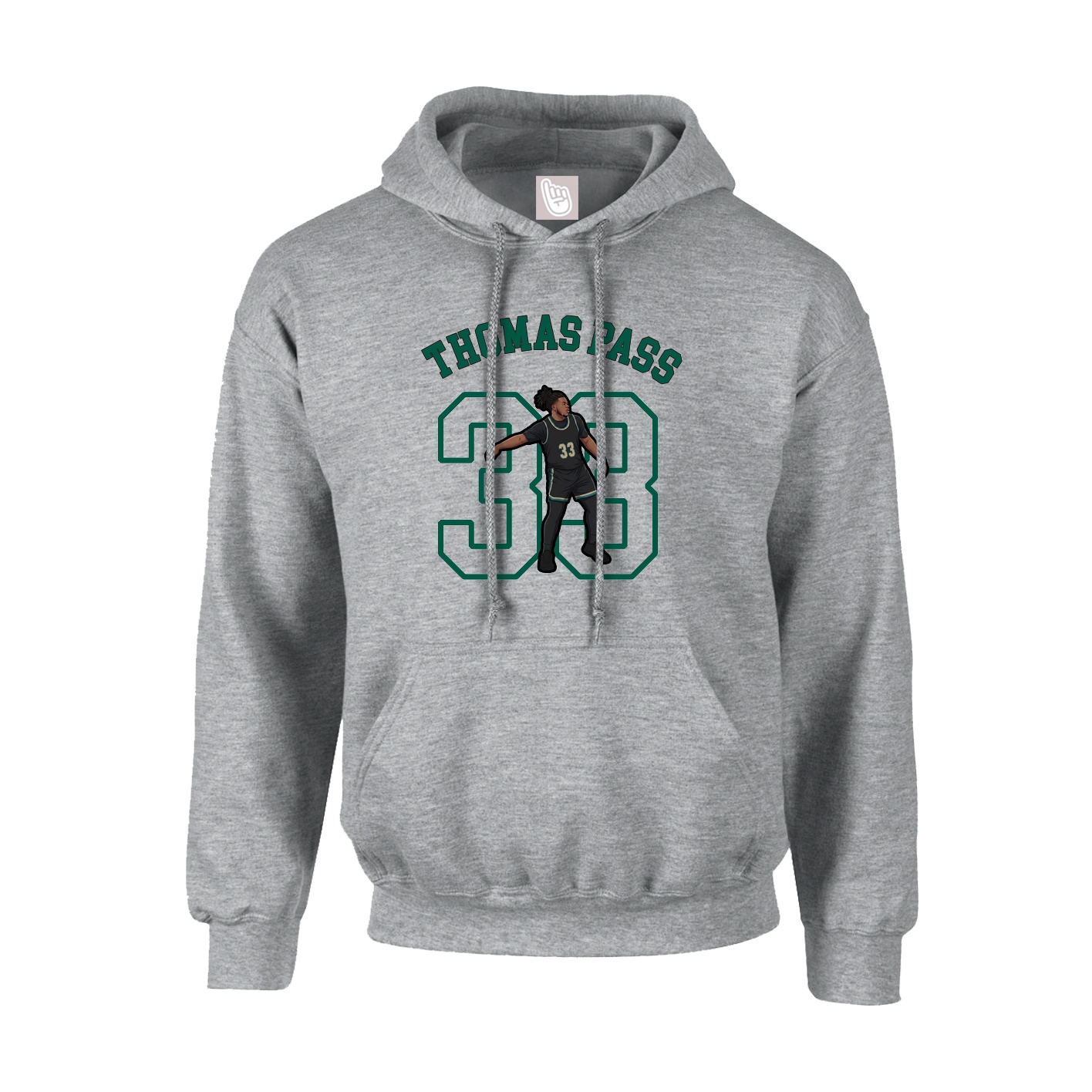 Youth Hoodie — Shirsey Arch in Grey