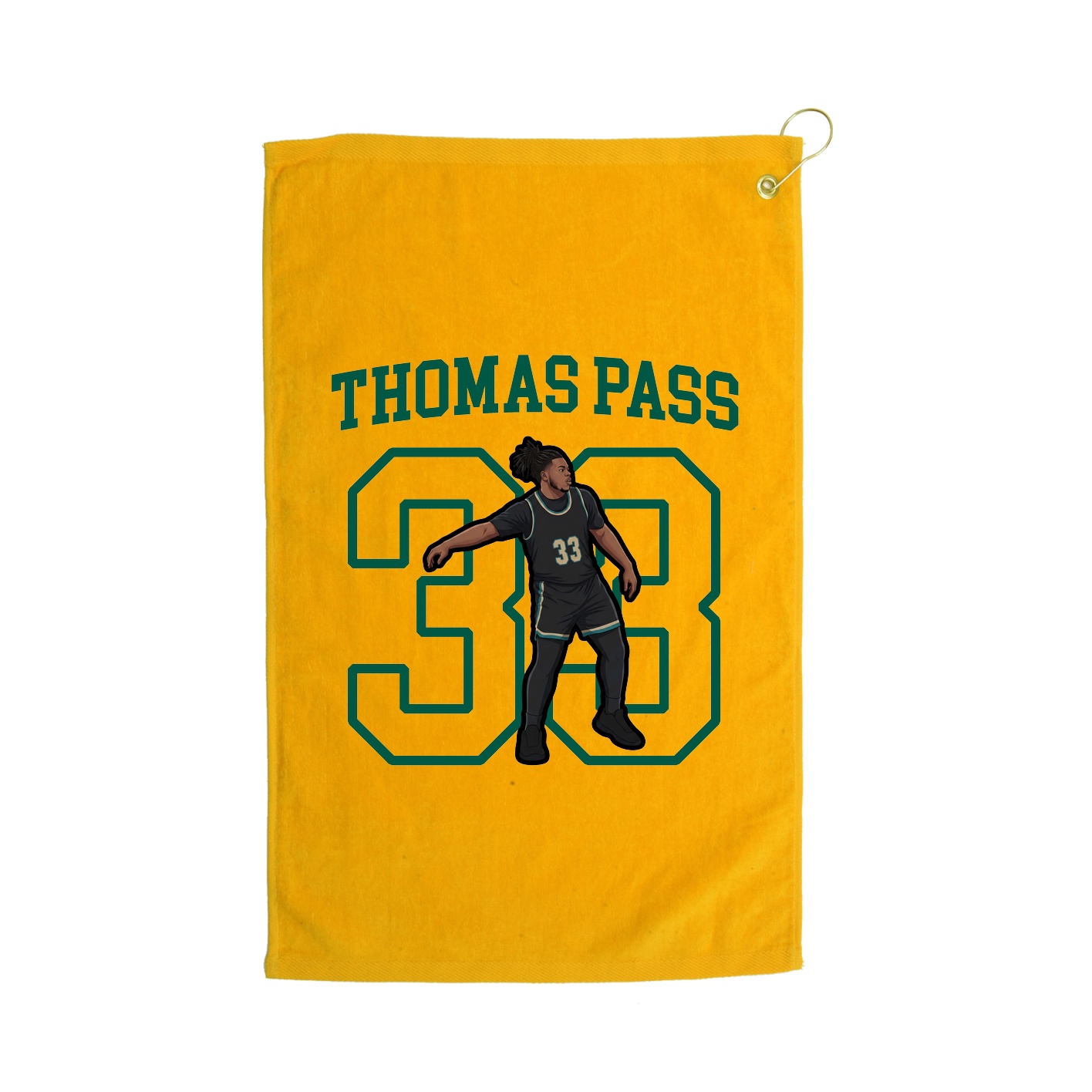 Golf Towel — Shirsey in Gold