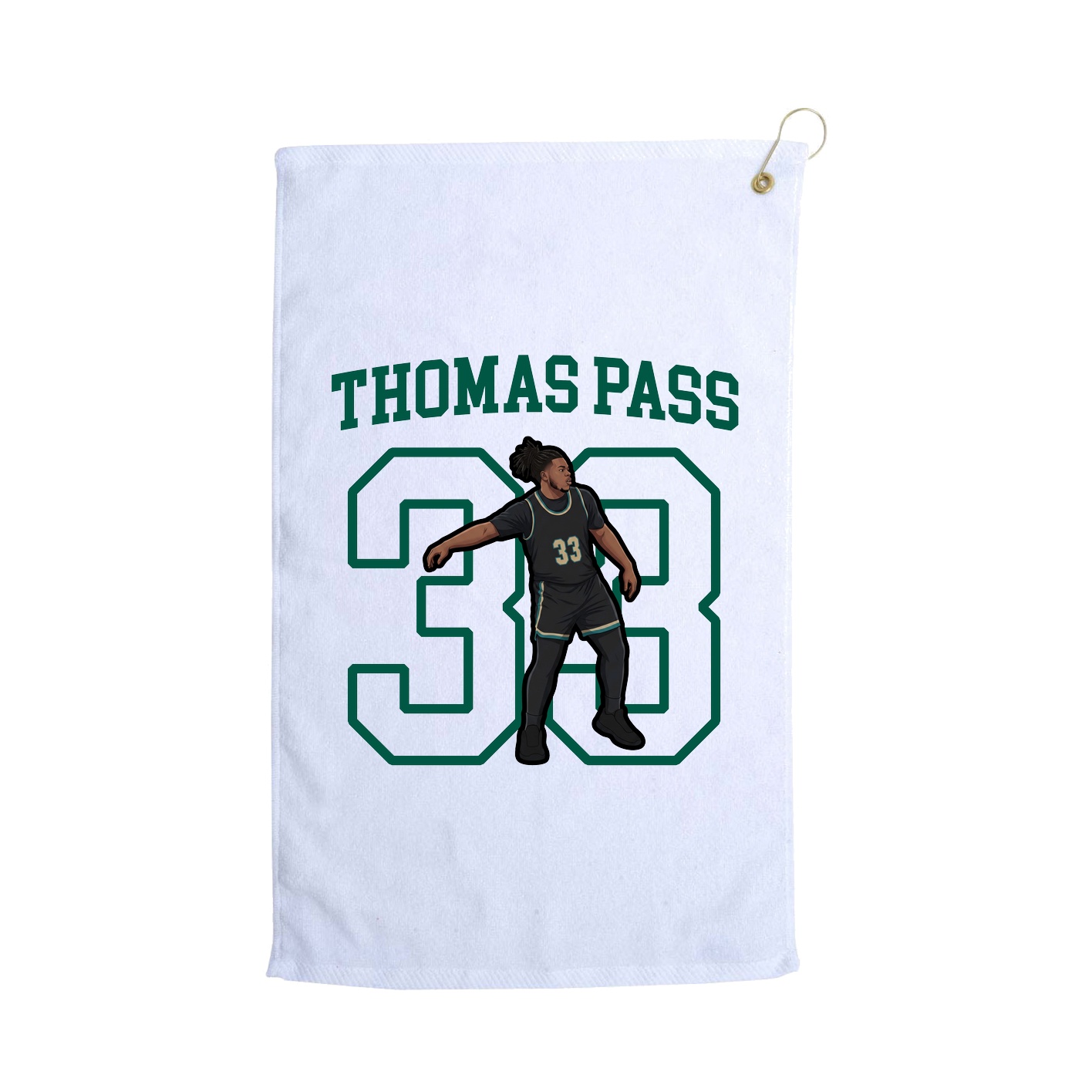 Golf Towel — Shirsey in White