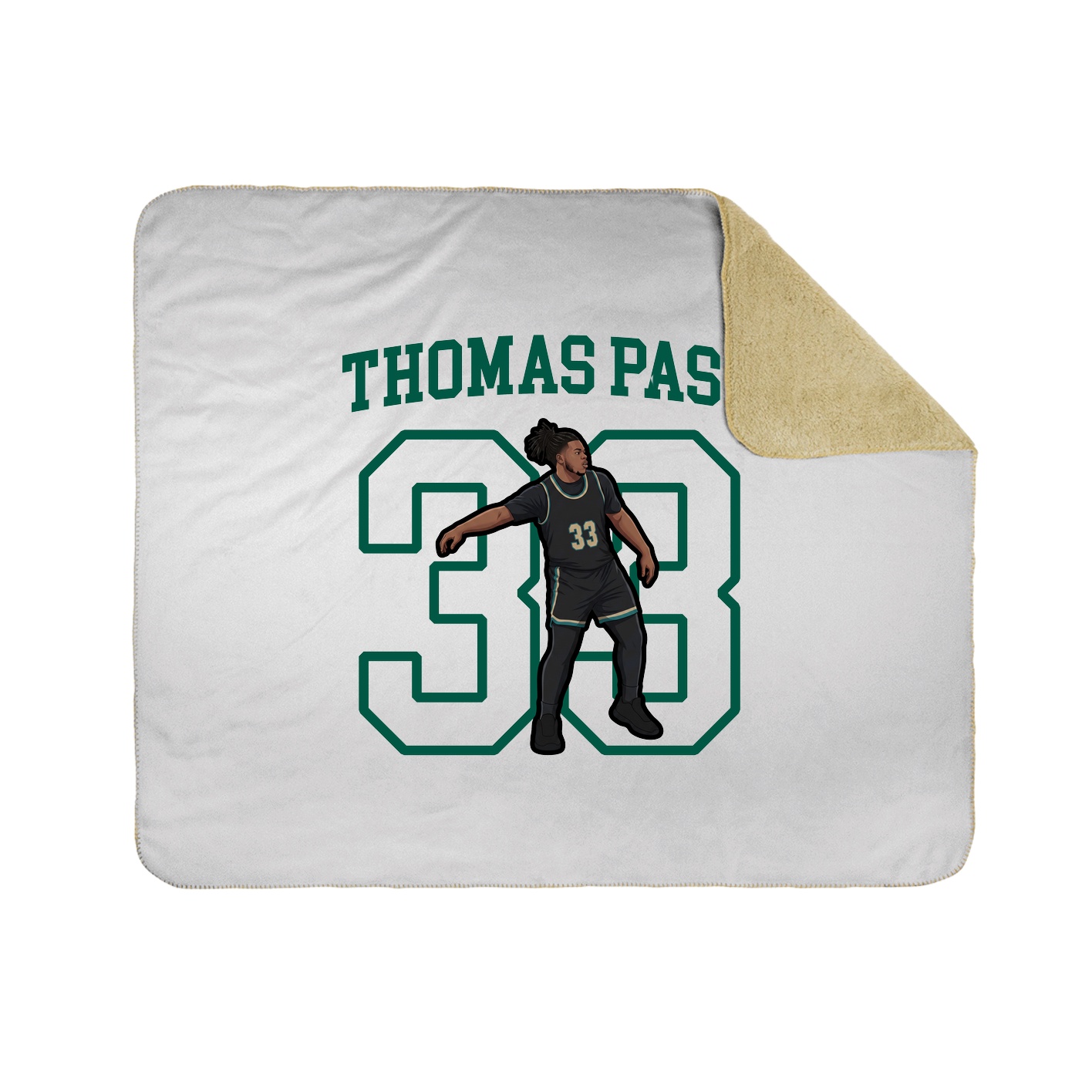 Throw Blanket — Shirsey in White
