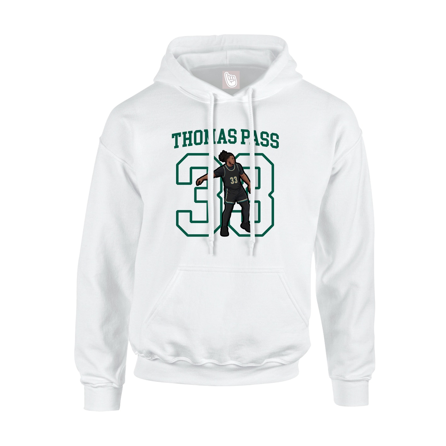 Hoodie — Shirsey in White