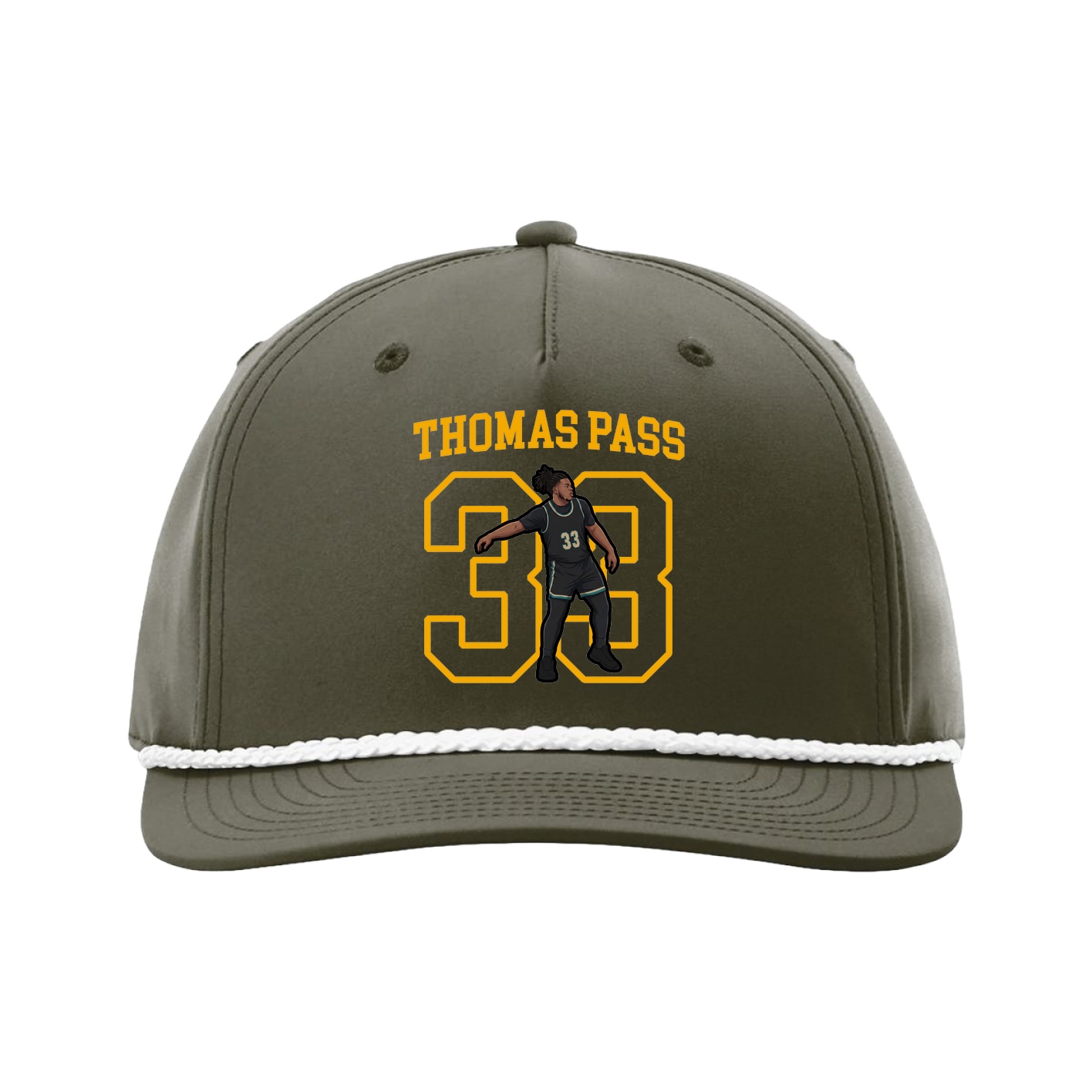 Five-Panel Classic Rope Cap — Shirsey in Green