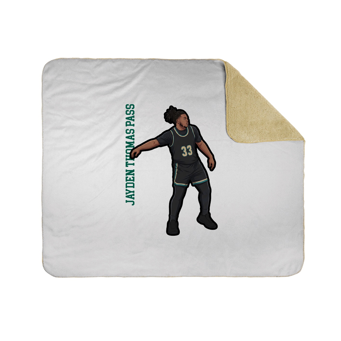 50x60 Sherpa Lined Throw Blanket