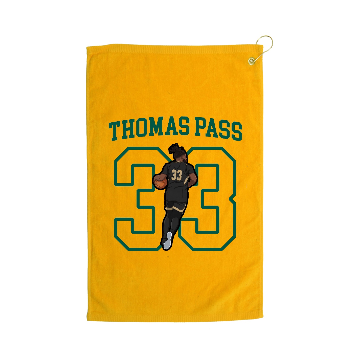 Golf Towel — Shirsey in Gold
