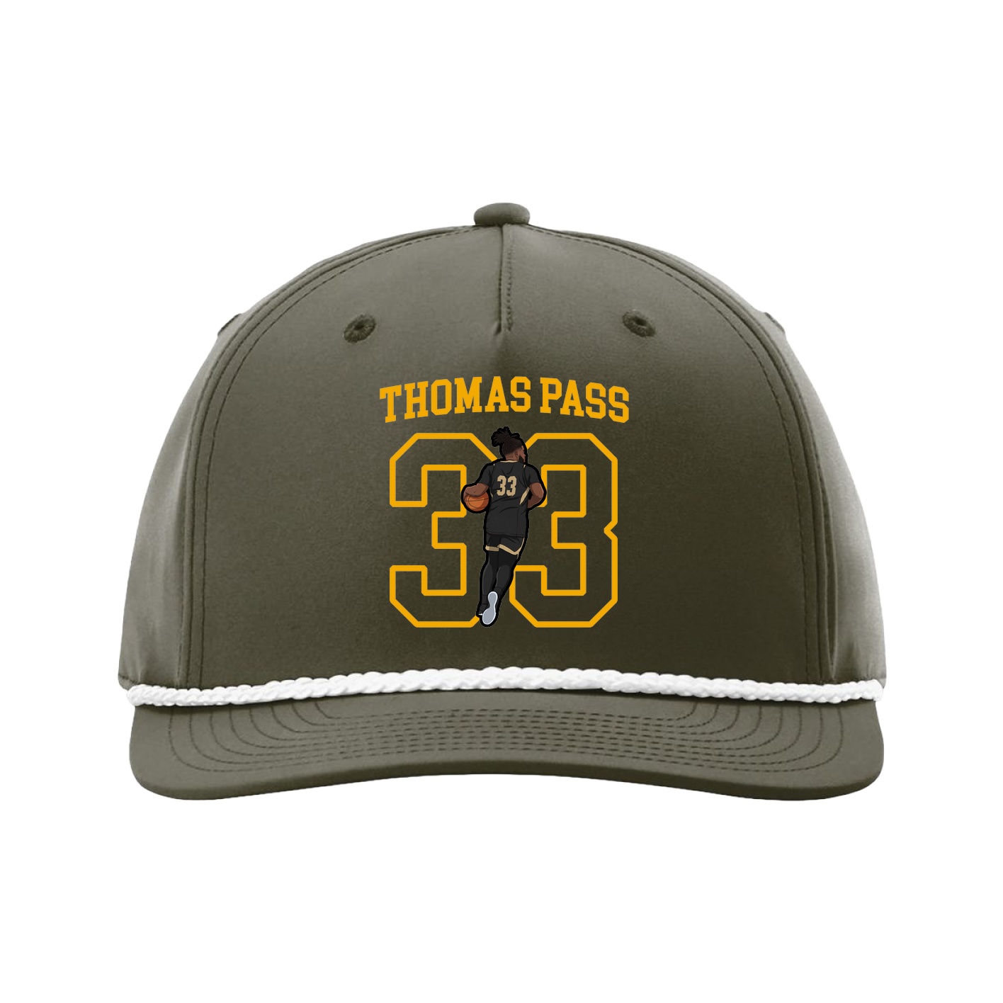 Five-Panel Classic Rope Cap — Shirsey in Green